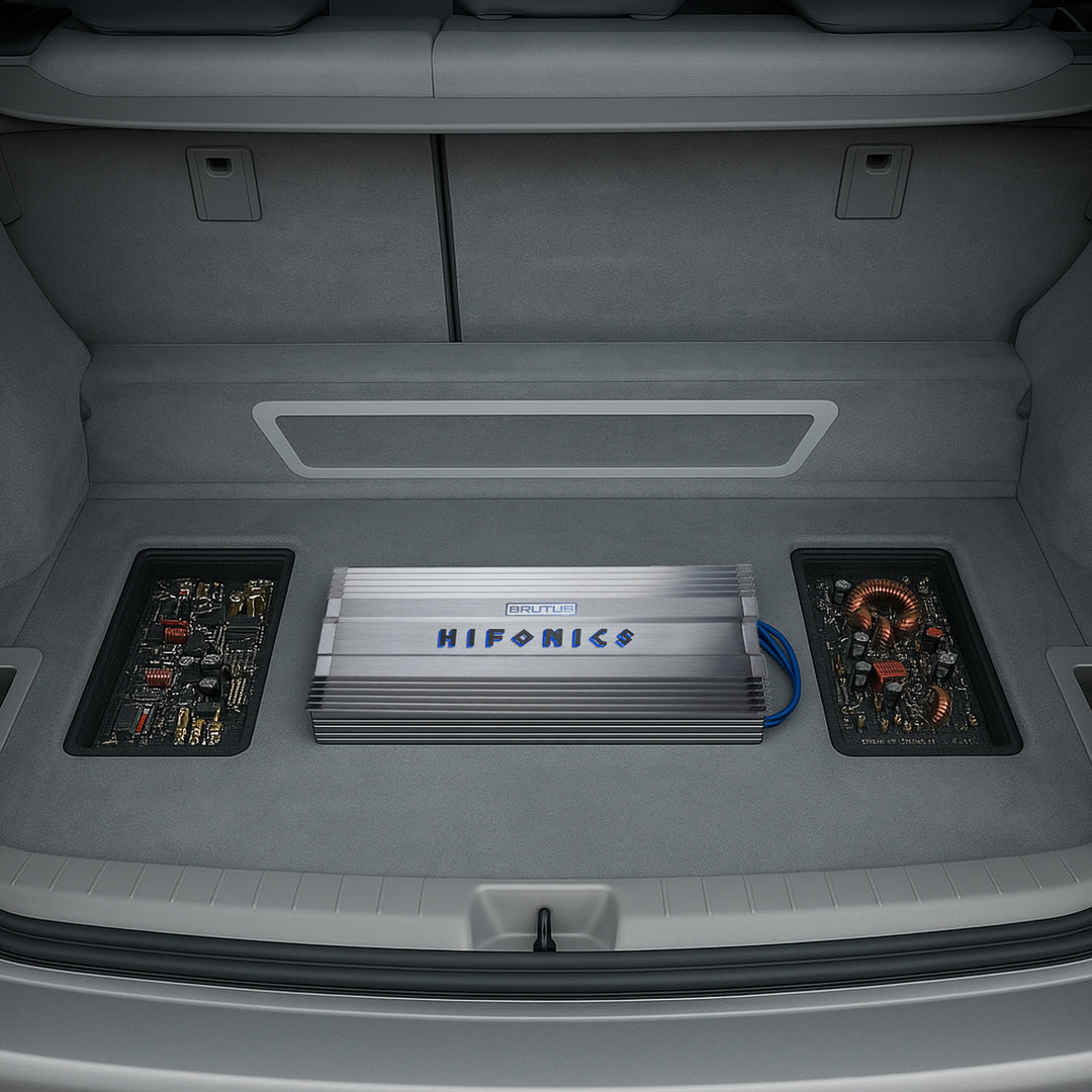 Hifonics BG-2200.1D Brutus Gamma Mono D 2200W Car Audio Subwoofer Amp, Bass Knob - VMInnovations
