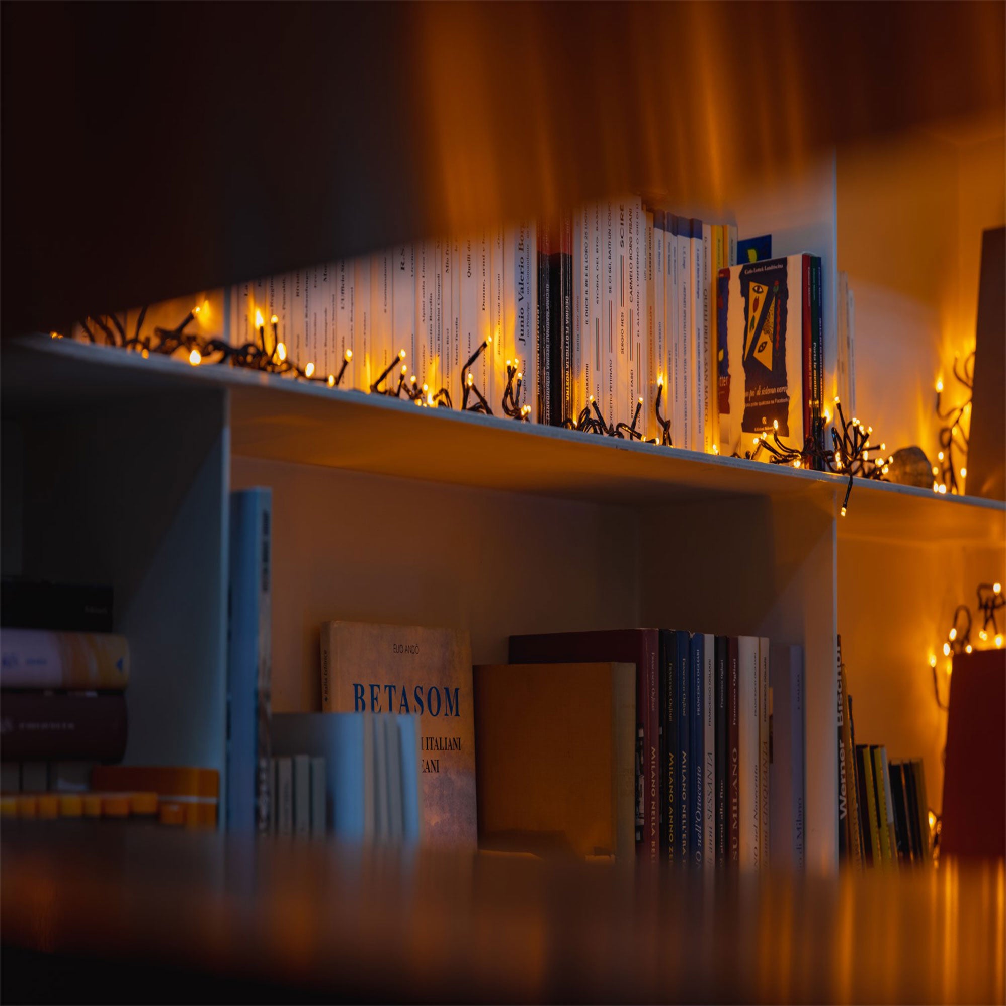 Twinkly 400 LED Amber and White 19.5 Foot Outdoor Lights with USB Music Dongle