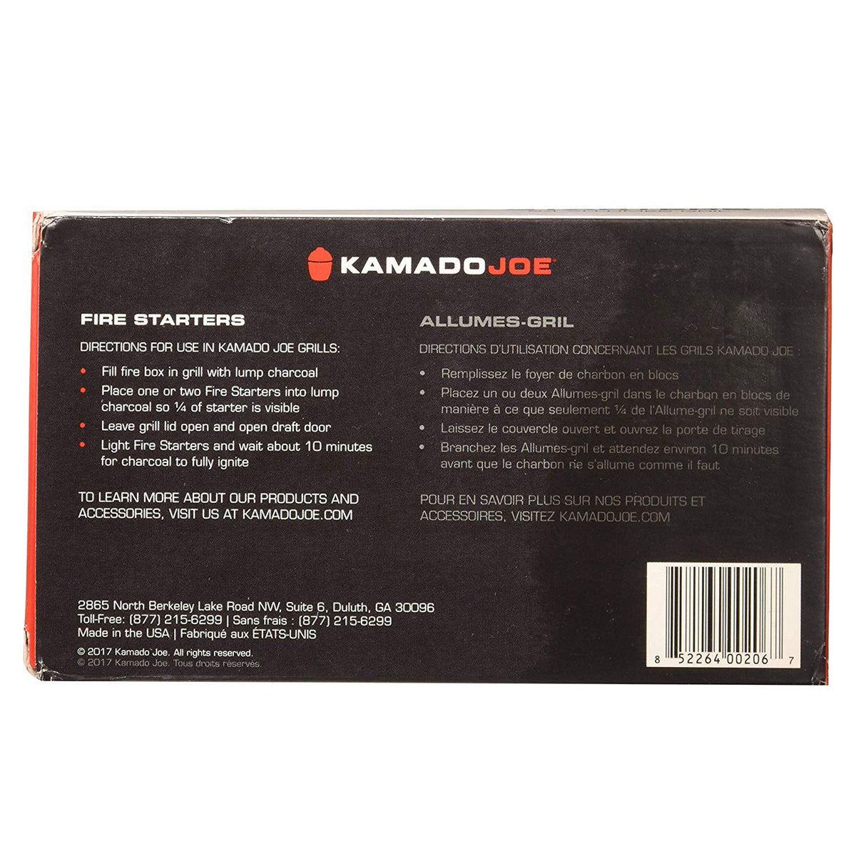 Kamado Joe Chemical-Free Safe Grill Fire Starter Cube, 24 Count (Open Box)