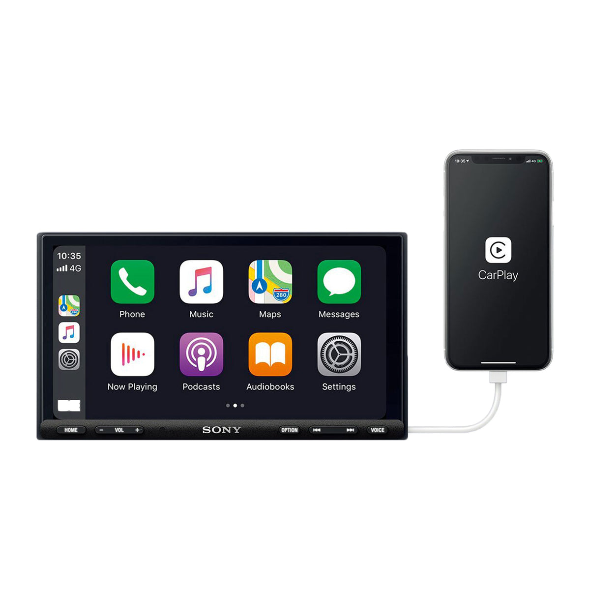 Sony 6.95 Inch Double DIN Touch Screen LCD Media Bluetooth Stereo Radio Receiver (Refurbished)