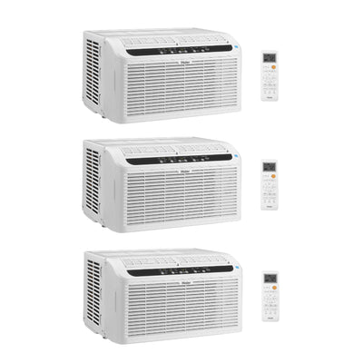 Haier Serenity Series 6,000 BTU 115V Ultra Quiet Window Air Conditioner (3 Pack)
