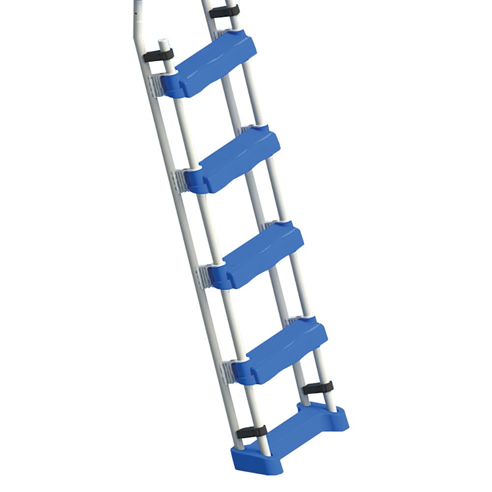 Swimline 48 Inch Pool Ladder with 9x36-Inch Vinyl Protective Pool Ladder Mat