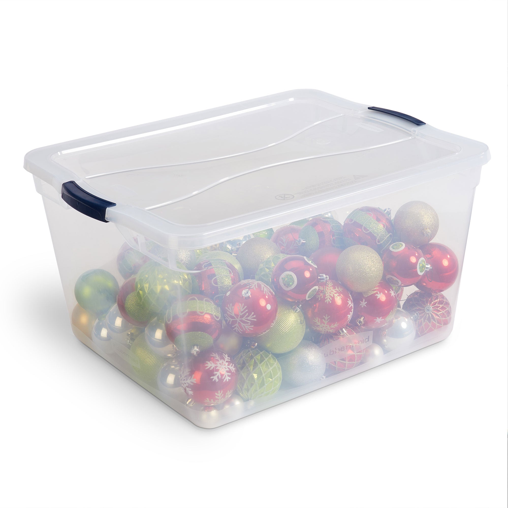 Rubbermaid Cleverstore 74 Qt Latching Plastic Storage Container & Lid (8 Pack) - VMInnovations