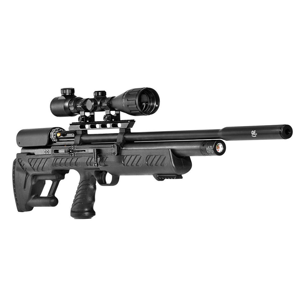 Hatsan HGBullBoss-22 BullBoss .22 Caliber Air Rifle with Quiet Energy, Black