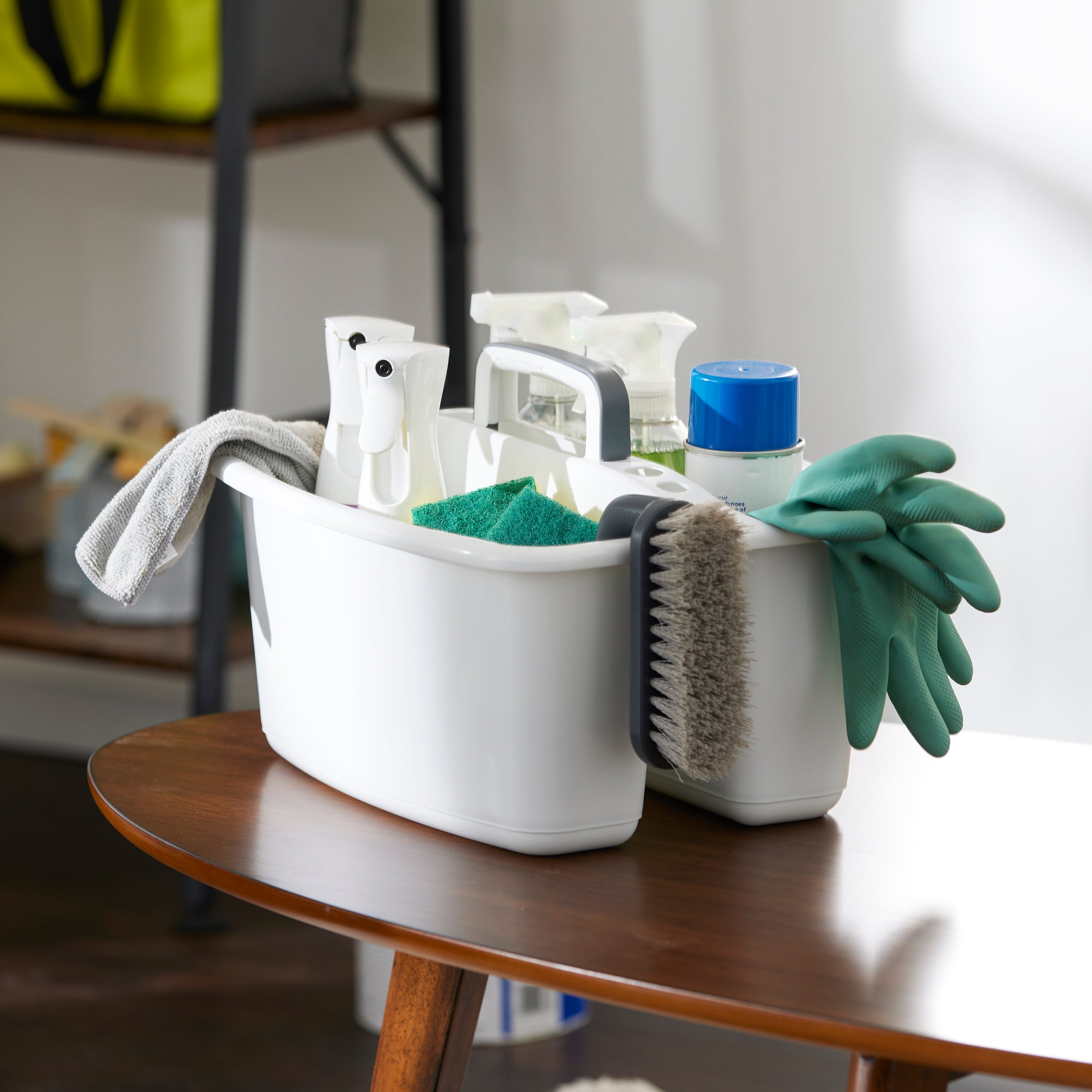Gracious Living Large Divided Home Storage Tote Cleaning Caddy w/Handle (Used) - VMInnovations