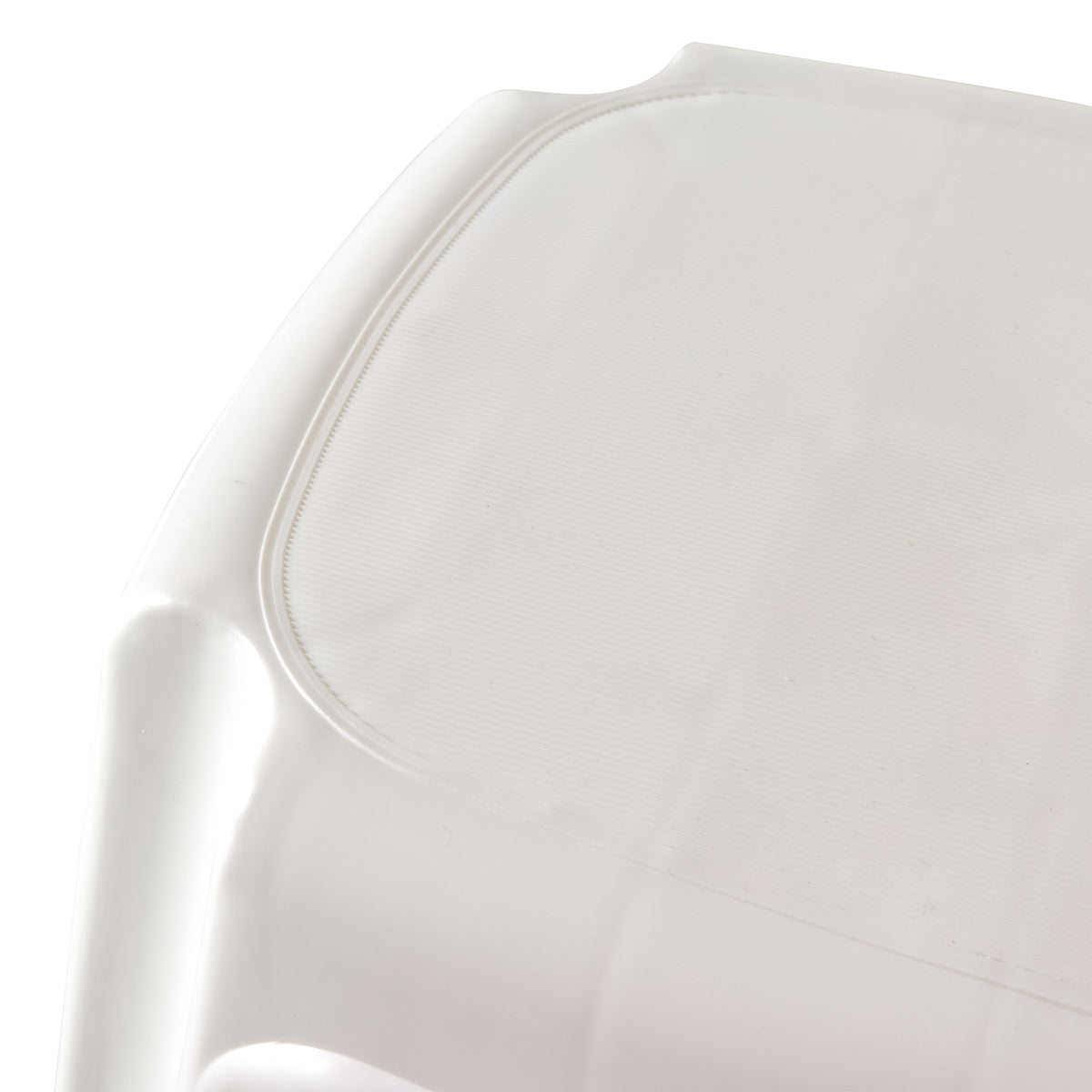 Gracious Living Extra Safe Non Slip 9.5" Rubber 1 Step Home Step Stool, White (Refurbished)