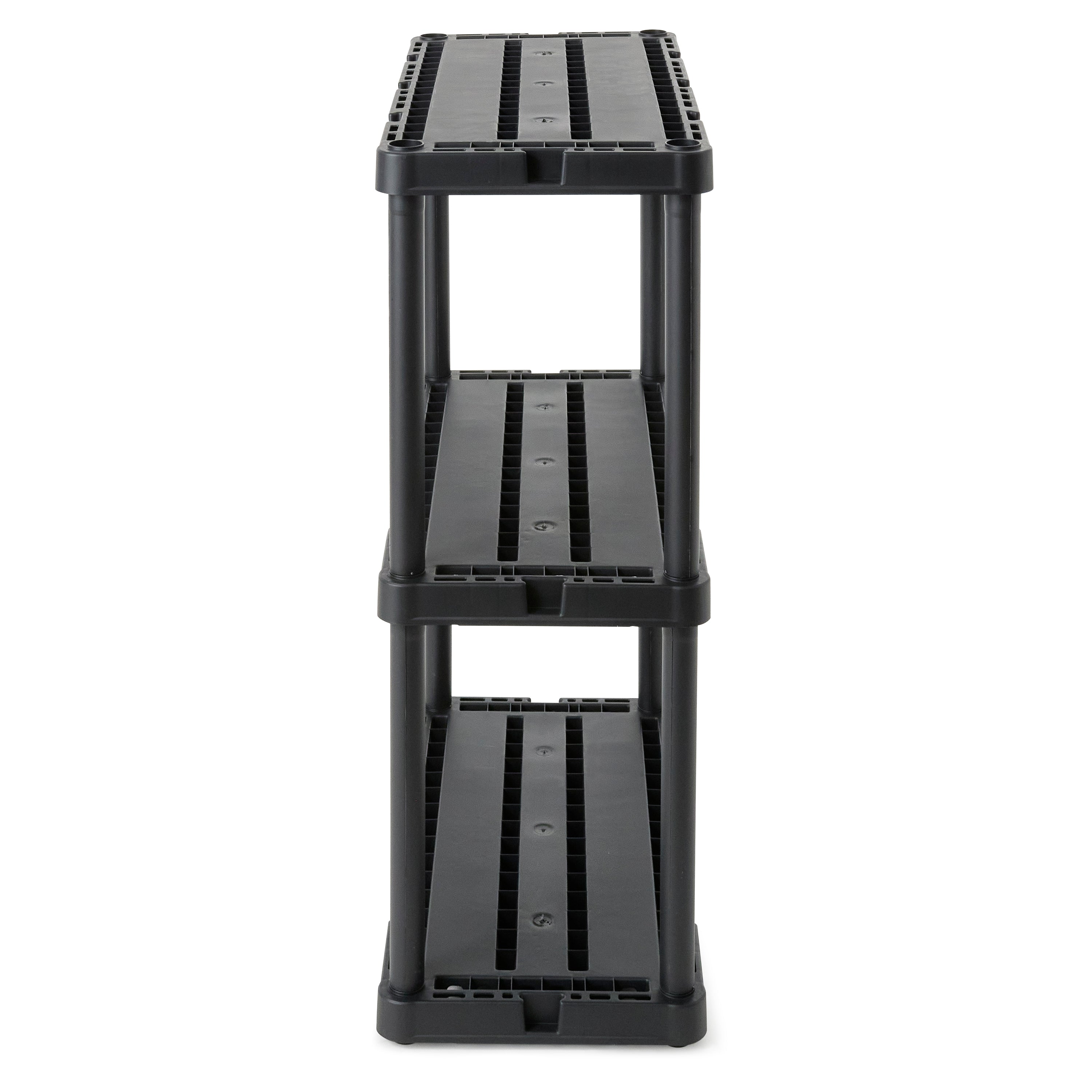 Gracious Living Knect A Shelf Fixed Storage 3 Shelf Shelving Unit (Used) - VMInnovations