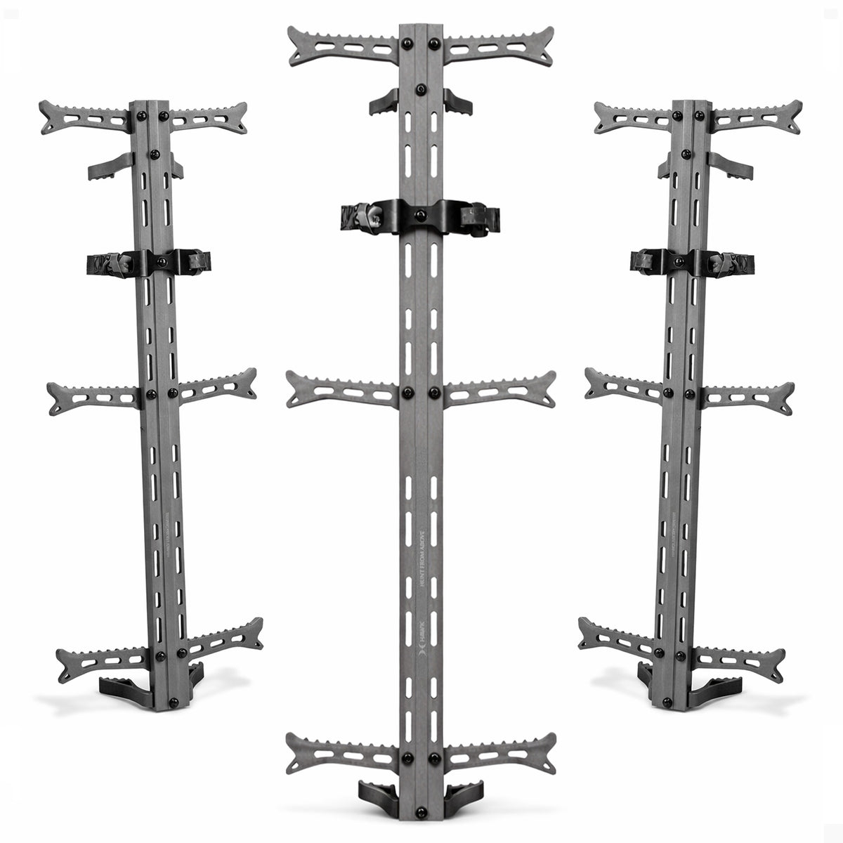Hawk Helium Hunting Treestand Climbing Stick w/ Fold Up Steps, 3 Pack (Open Box)