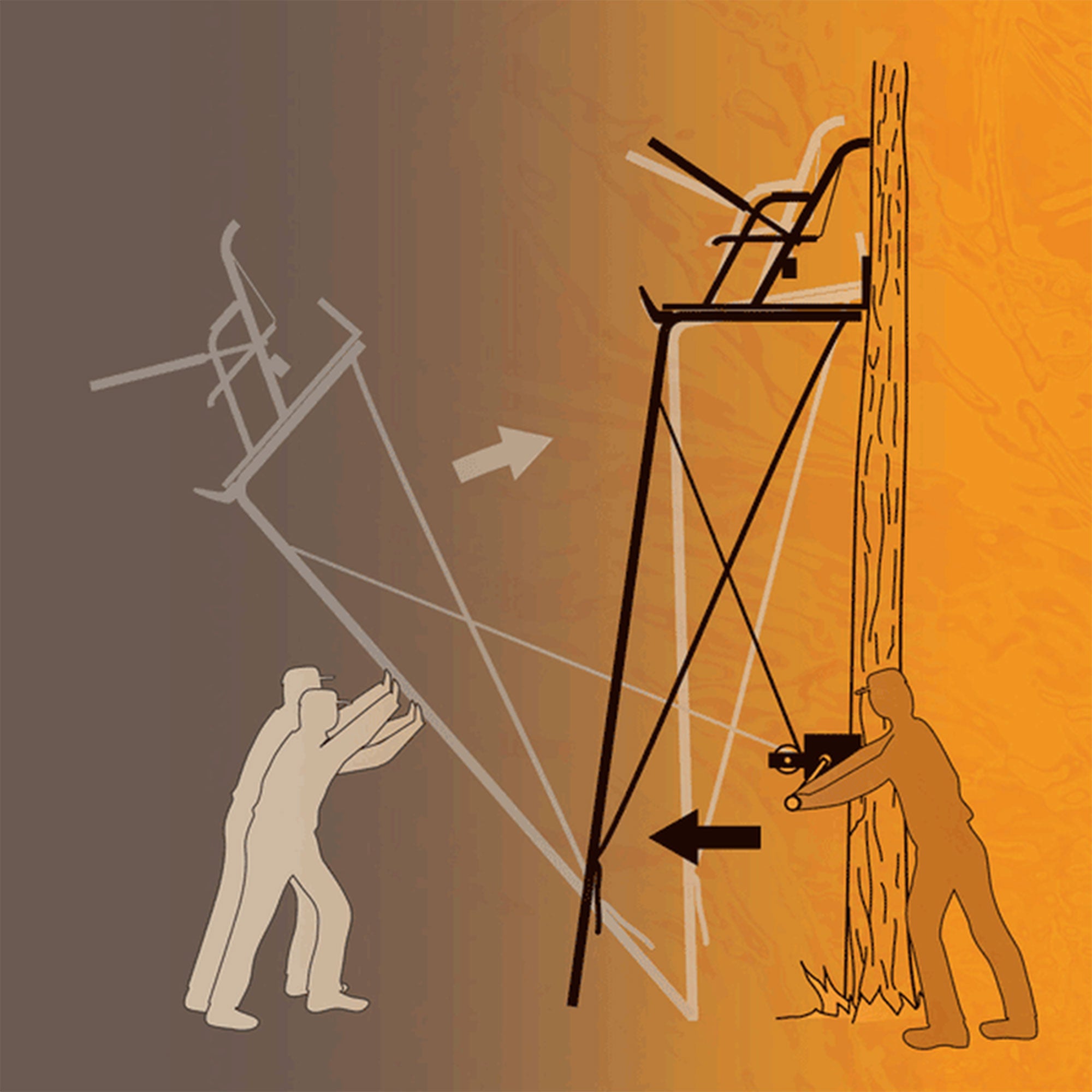 Muddy MIT-LS02 Tree Ladderstand Installation Hoist Kit with 25 Foot Winch Strap - VMInnovations