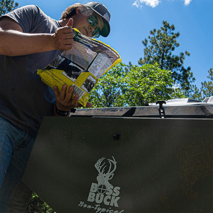 Boss Buck BB-1.80 80 Pound Capacity Non-Typical ATV Feed Spreader and Seeder - VMInnovations