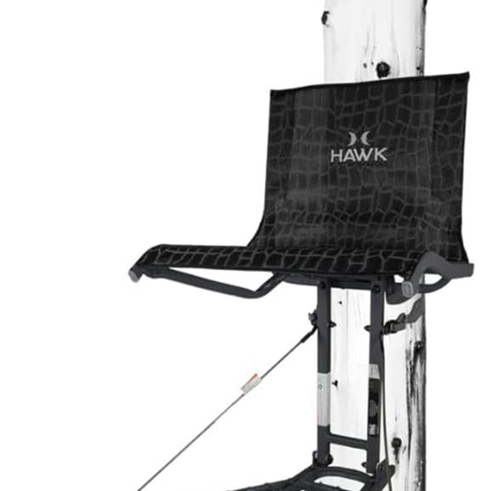 Hawk Kickback LVL Steel Hang-On Tree Stand w/ Leg Extension Footrest (Used) - VMInnovations