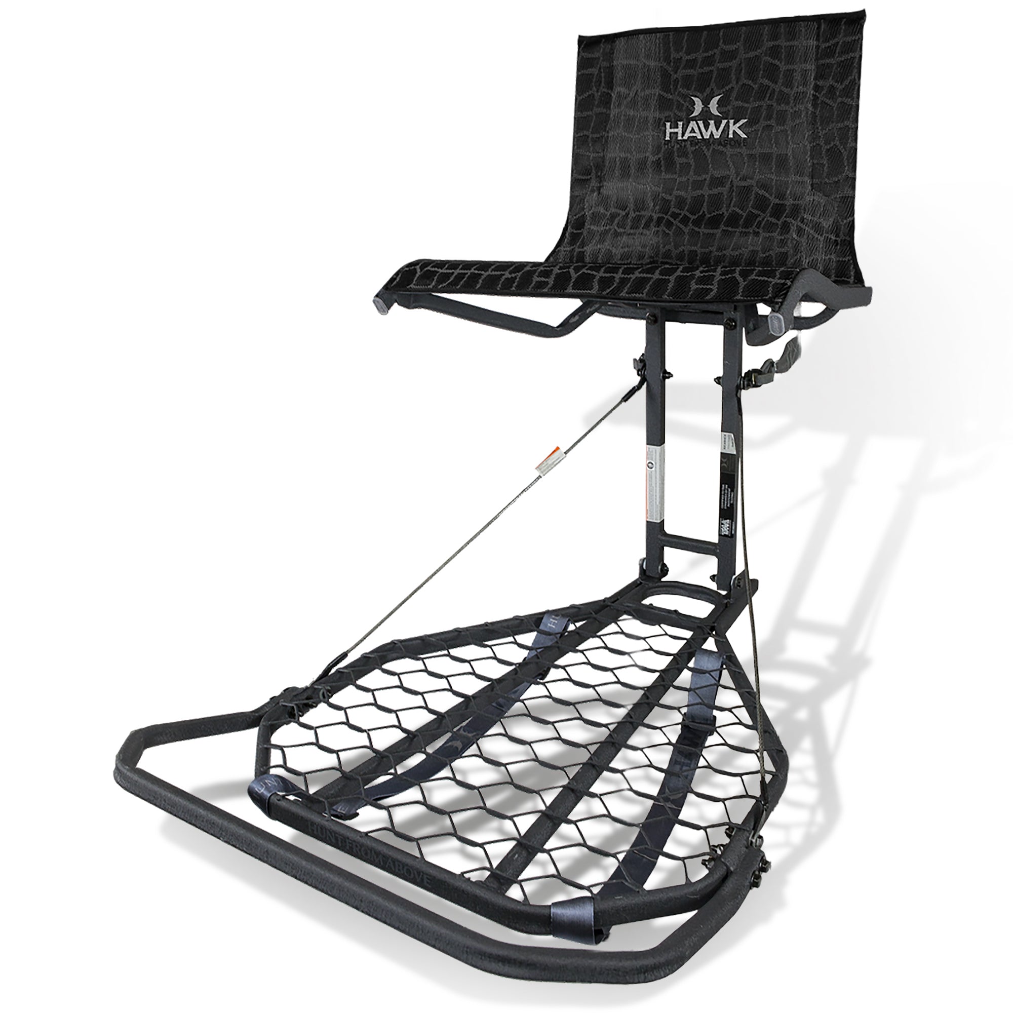 Hawk Kickback LVL Steel Hang-On Tree Stand w/ Leg Extension Footrest (Used) - VMInnovations