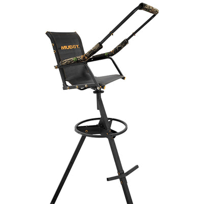 Muddy Nomad 12 Ft High Deer Hunting Tri-Pod Stand with Swivel Seat (Used)
