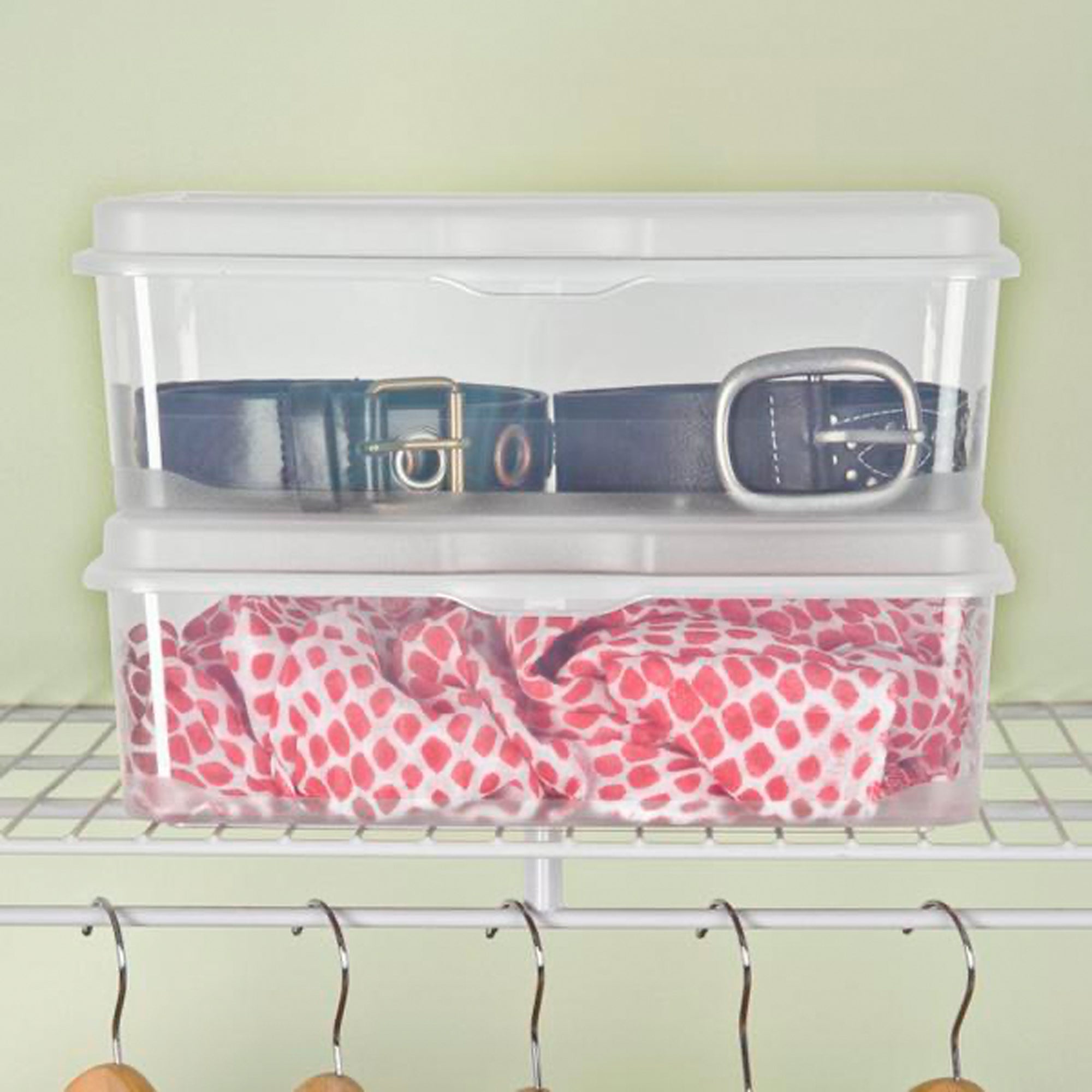 Sterilite Plastic Stacking FlipTop Latching Storage Box Container, Clear 30 Pack - VMInnovations