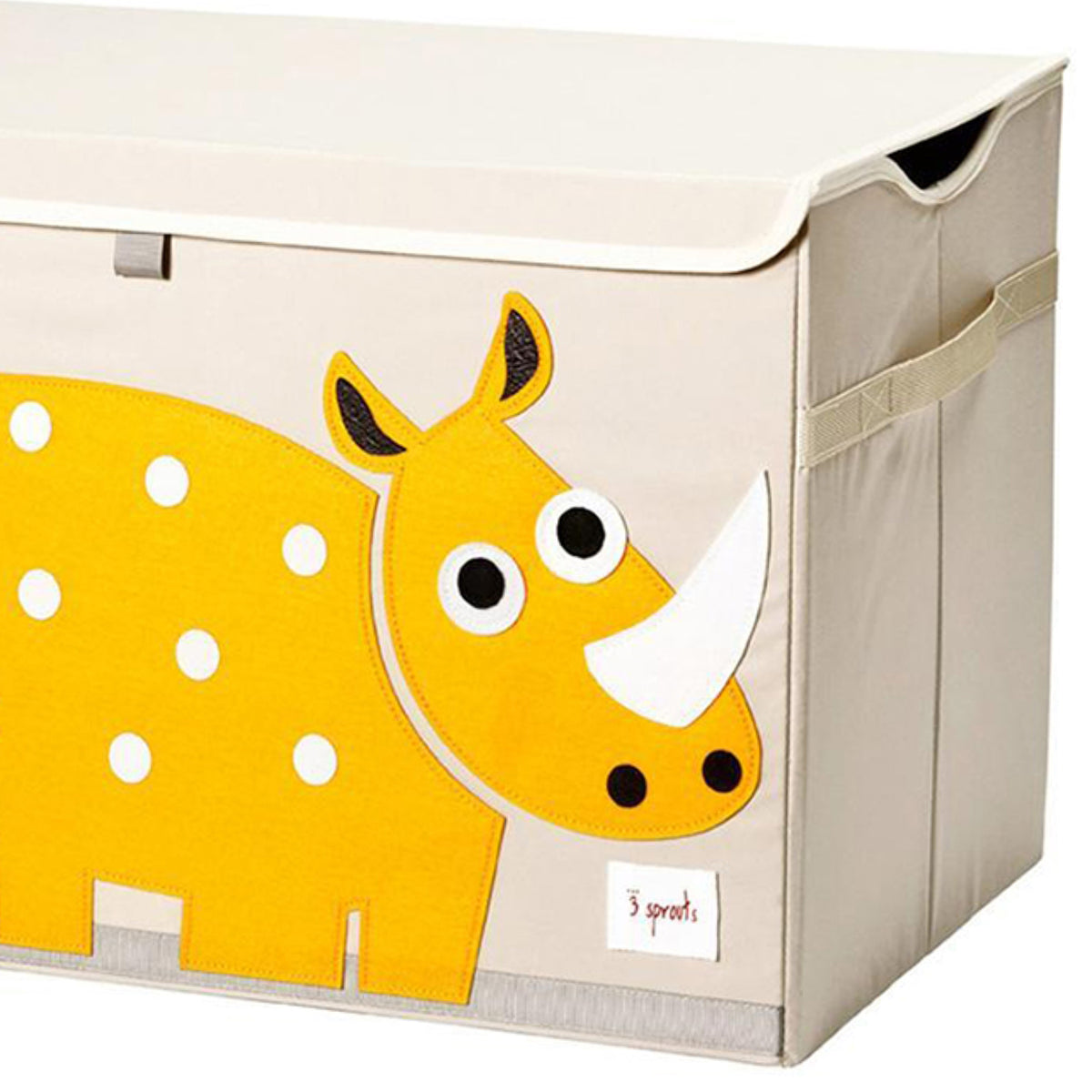 3 Sprouts UTCRHN Collapsible Toy Chest Storage Bin for Kids Playroom (Open Box)