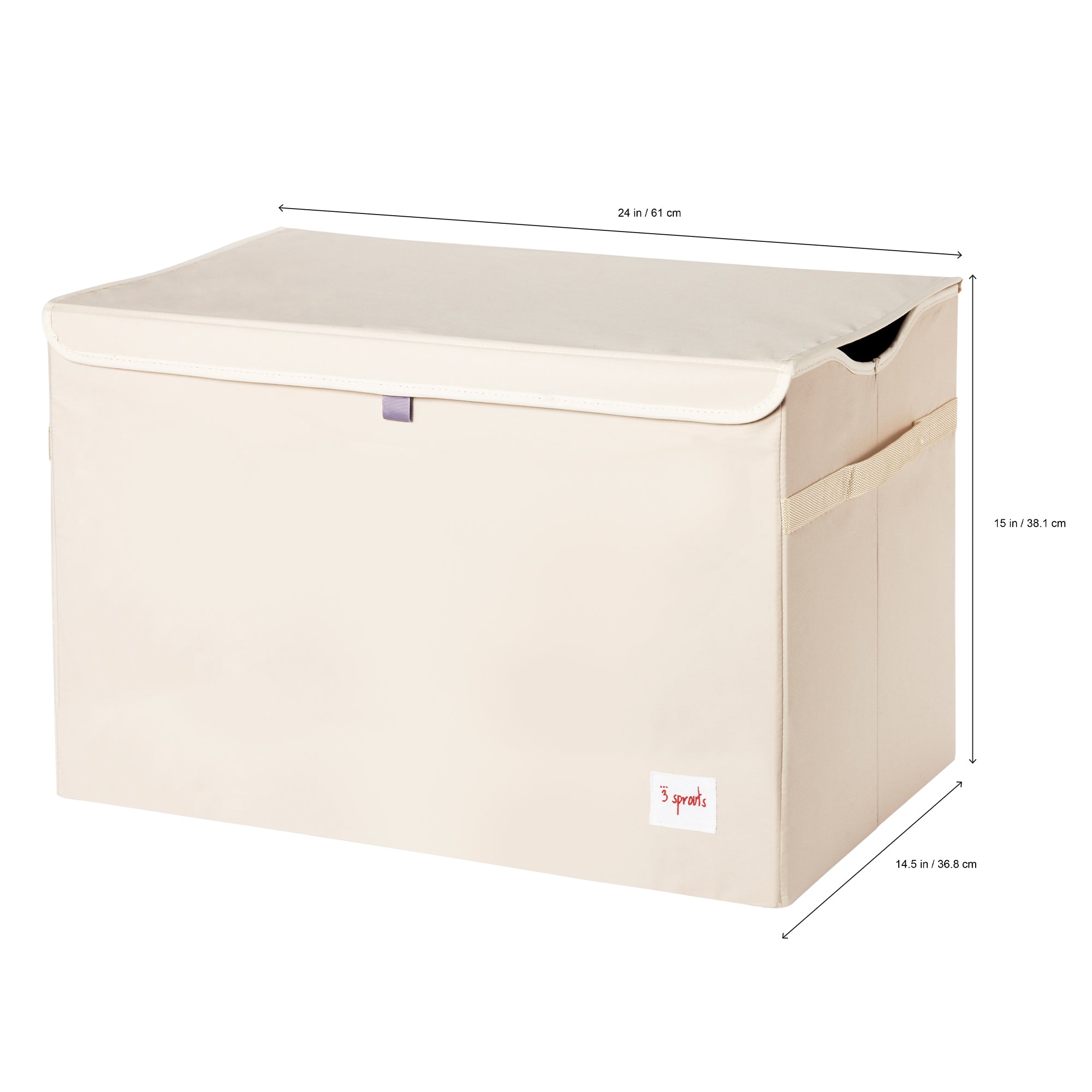 3 Sprouts UTCDIN Collapsible Toy Chest Storage Bin for Kids Playroom, Dinosaur