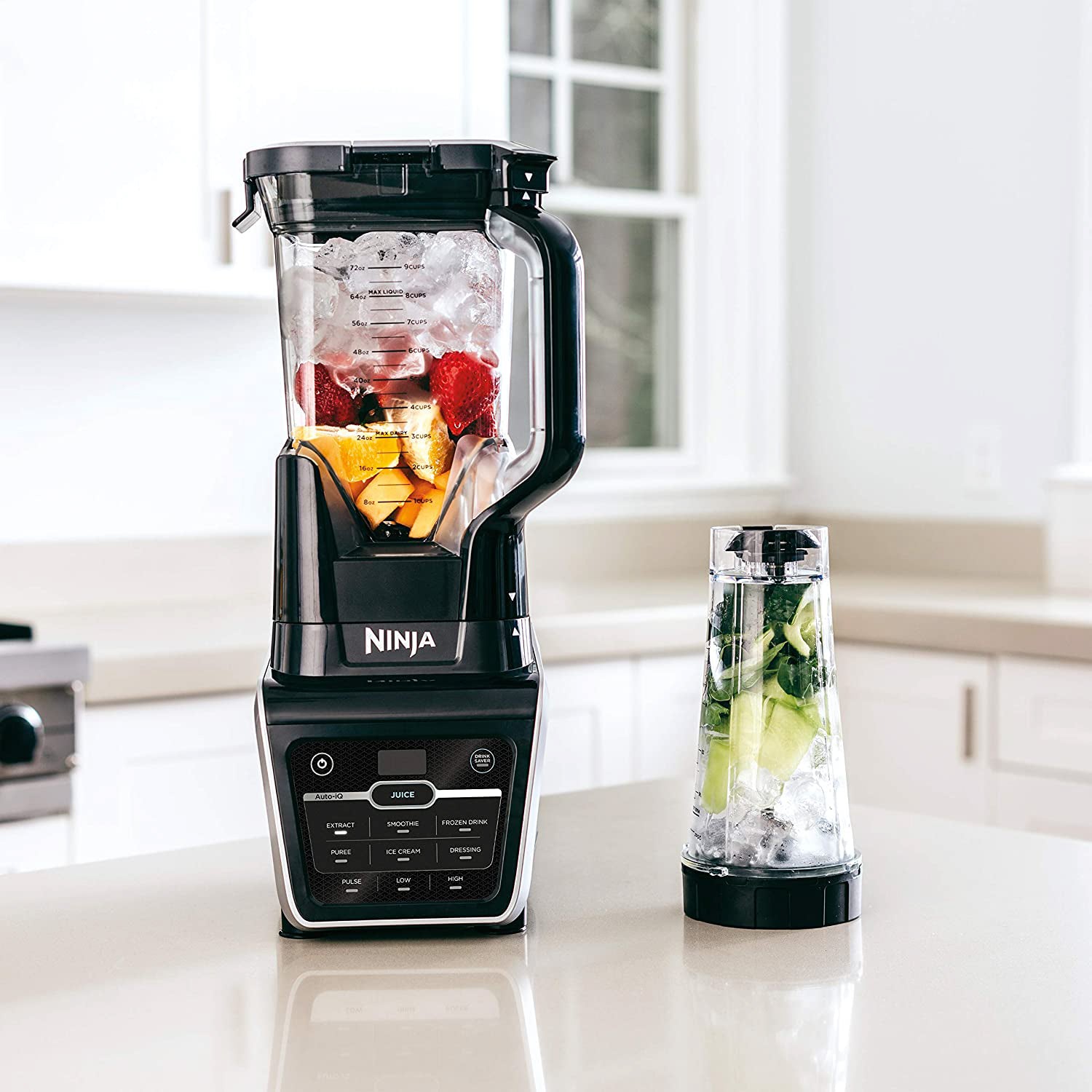 Ninja 1400 Watt Blender Duo with Micro Juice Technology DrinkSaver (For Parts)
