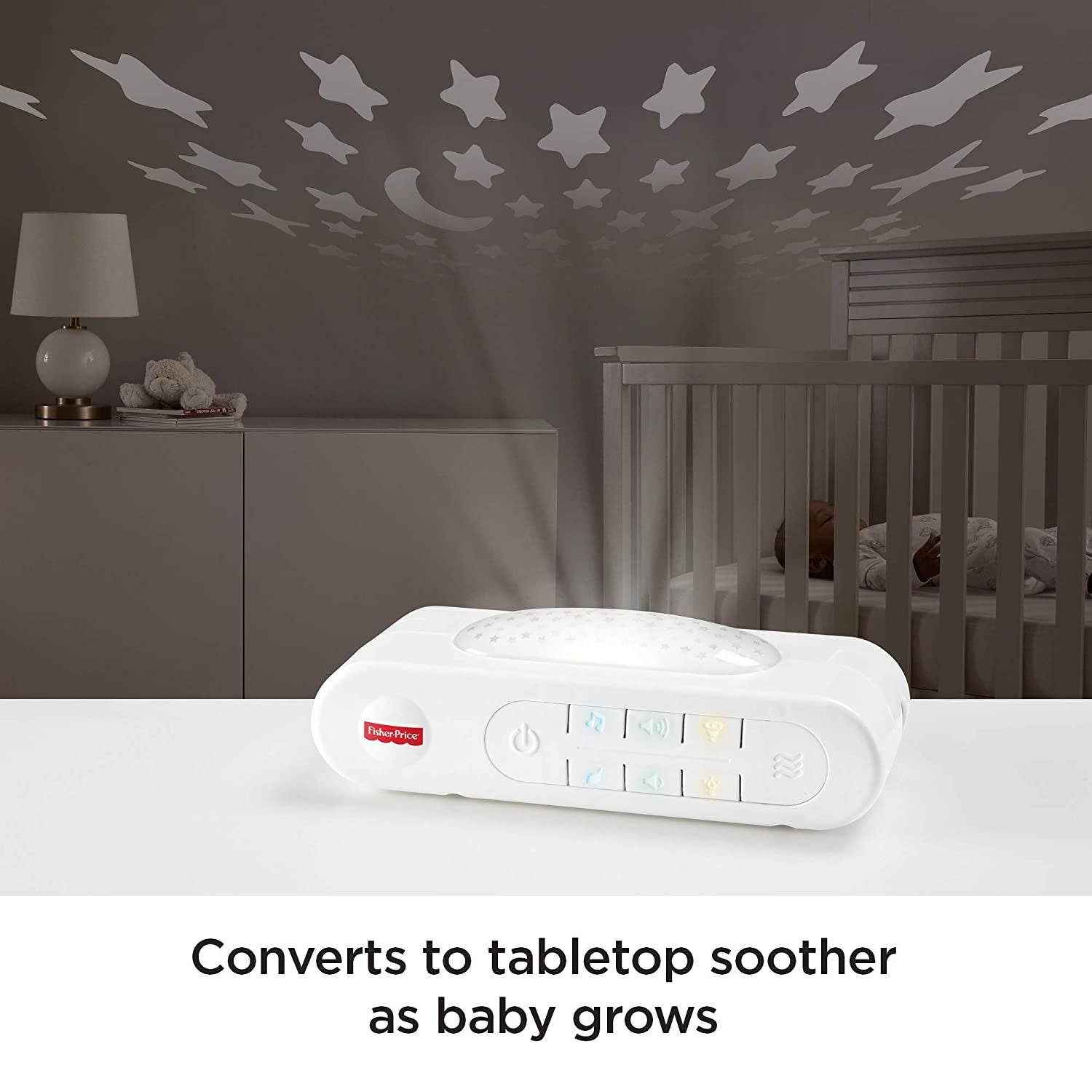 Fisher Price Soothing Motions Baby Bassinet with Music, Pacific Pebble(Open Box)