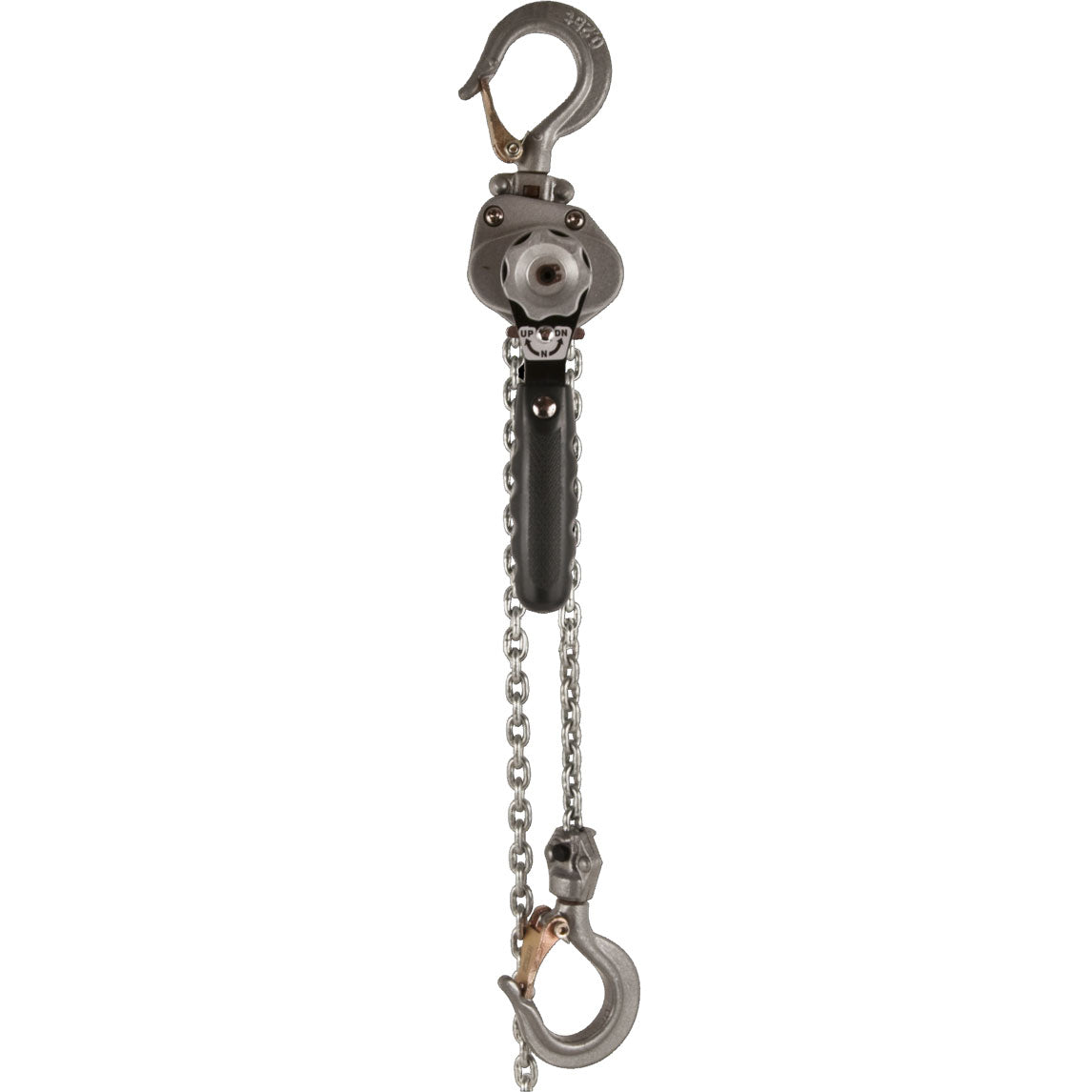 Jet JLH-25-10 0.25 Ton Compact Ratchet Lever Chain Hoist w/ 10 Ft Lift & 2 Hooks