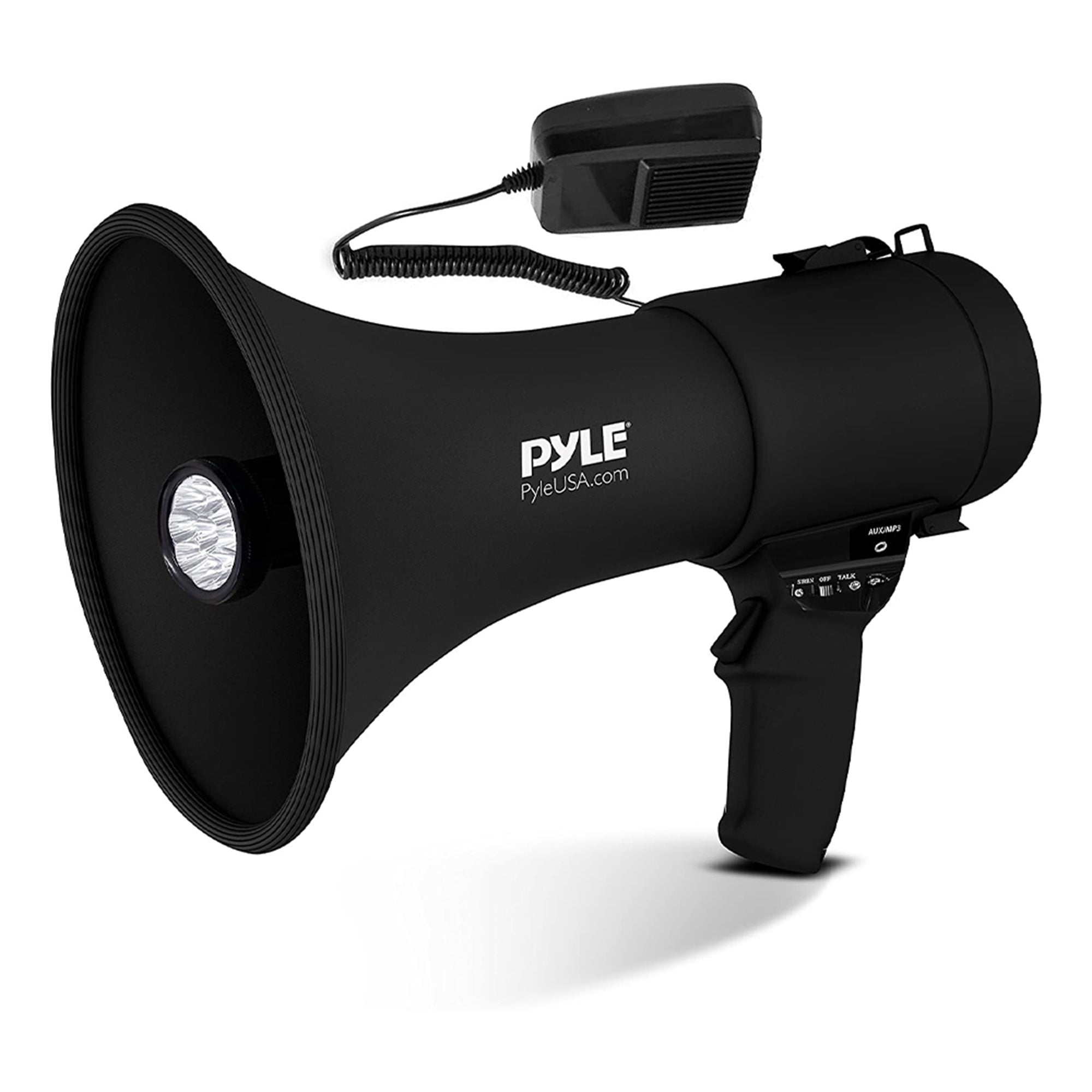 Pyle Portable PA Megaphone Speaker with Built-in Rechargeable Battery (2 Pack) - VMInnovations