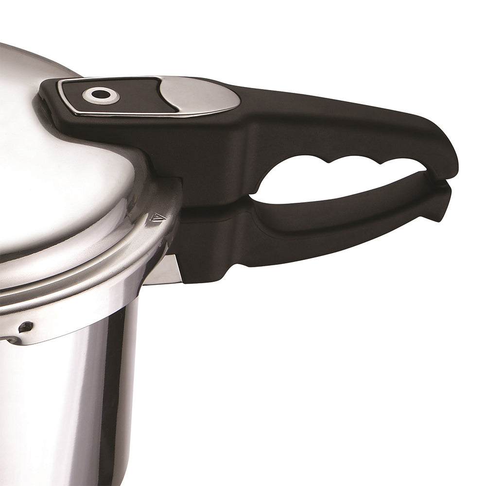 Brentwood 9.5 Quart Pressure Cooker with 3 Safety Valves, Aluminum (Used)