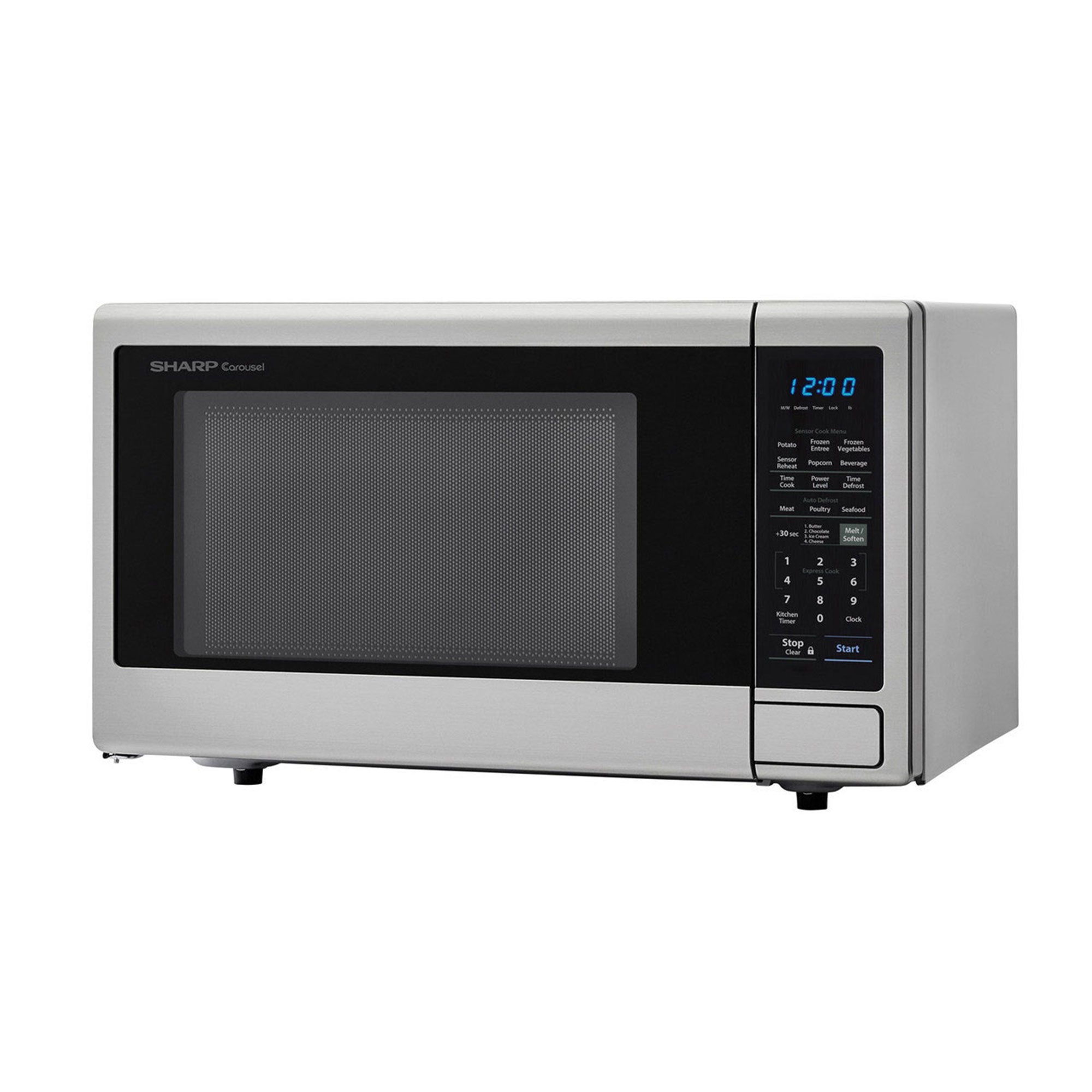 Sharp 1.8 Cu Ft Stainless Steel Microwave Oven (Certified Refurbished) (Damaged)