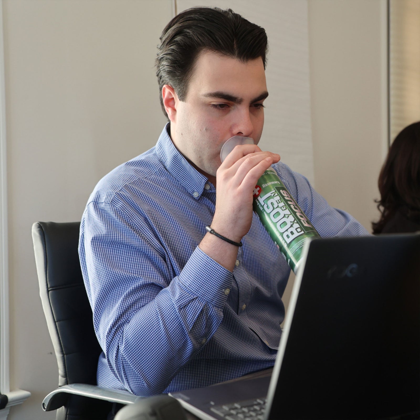 Boost Oxygen Think Tank Natural Portable 10 L Canned Oxygen, Rosemary (6 Pack) - VMInnovations