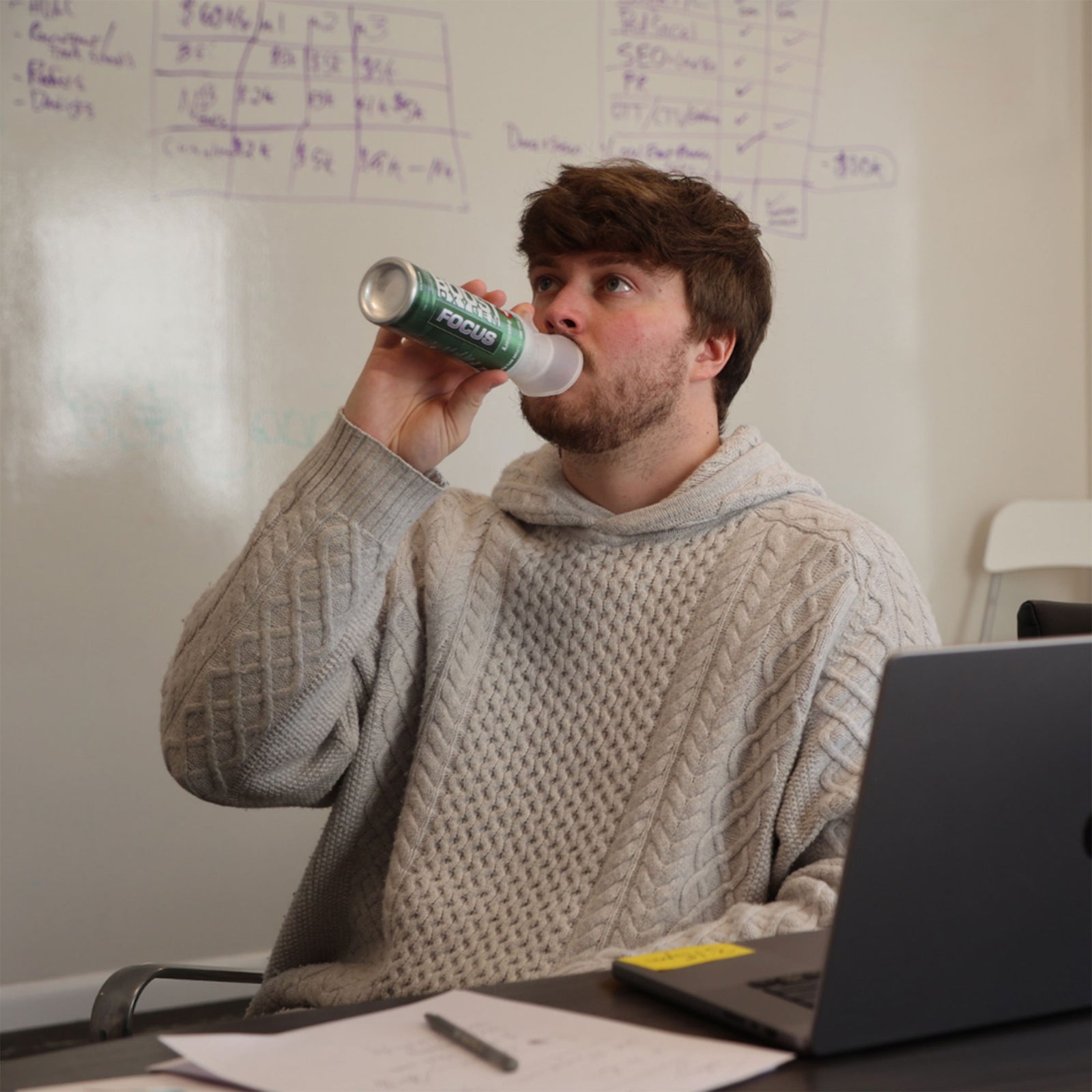 Boost Oxygen 5 L Think Tank Natural Portable Canned Oxygen, Rosemary (12 Pack) - VMInnovations