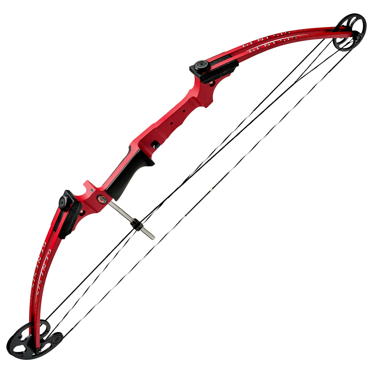 Genesis Original Archery Compound Bow, Right Handed, Red (Open Box)