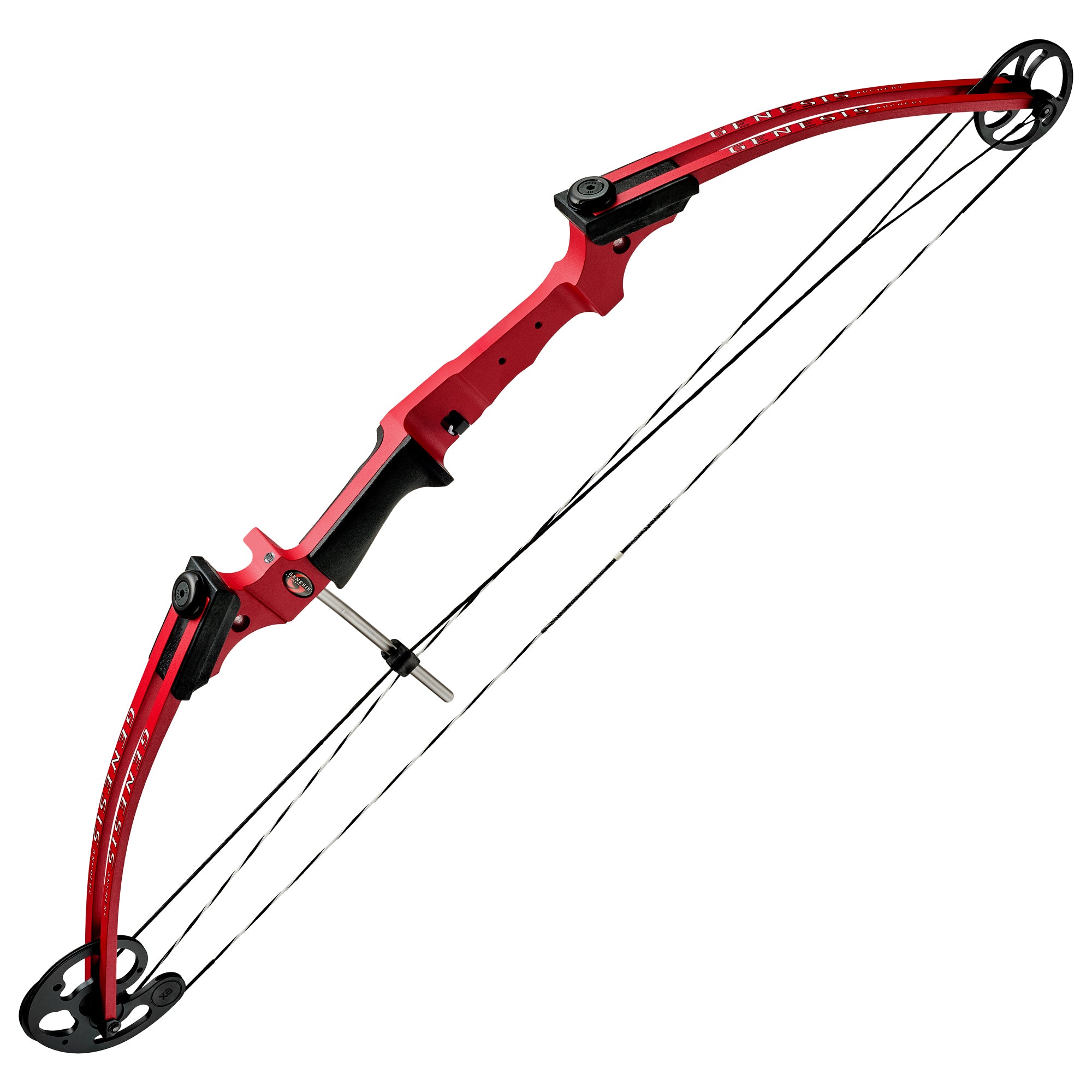 Genesis Original Archery Compound Bow, Right Handed, Red (Open Box)