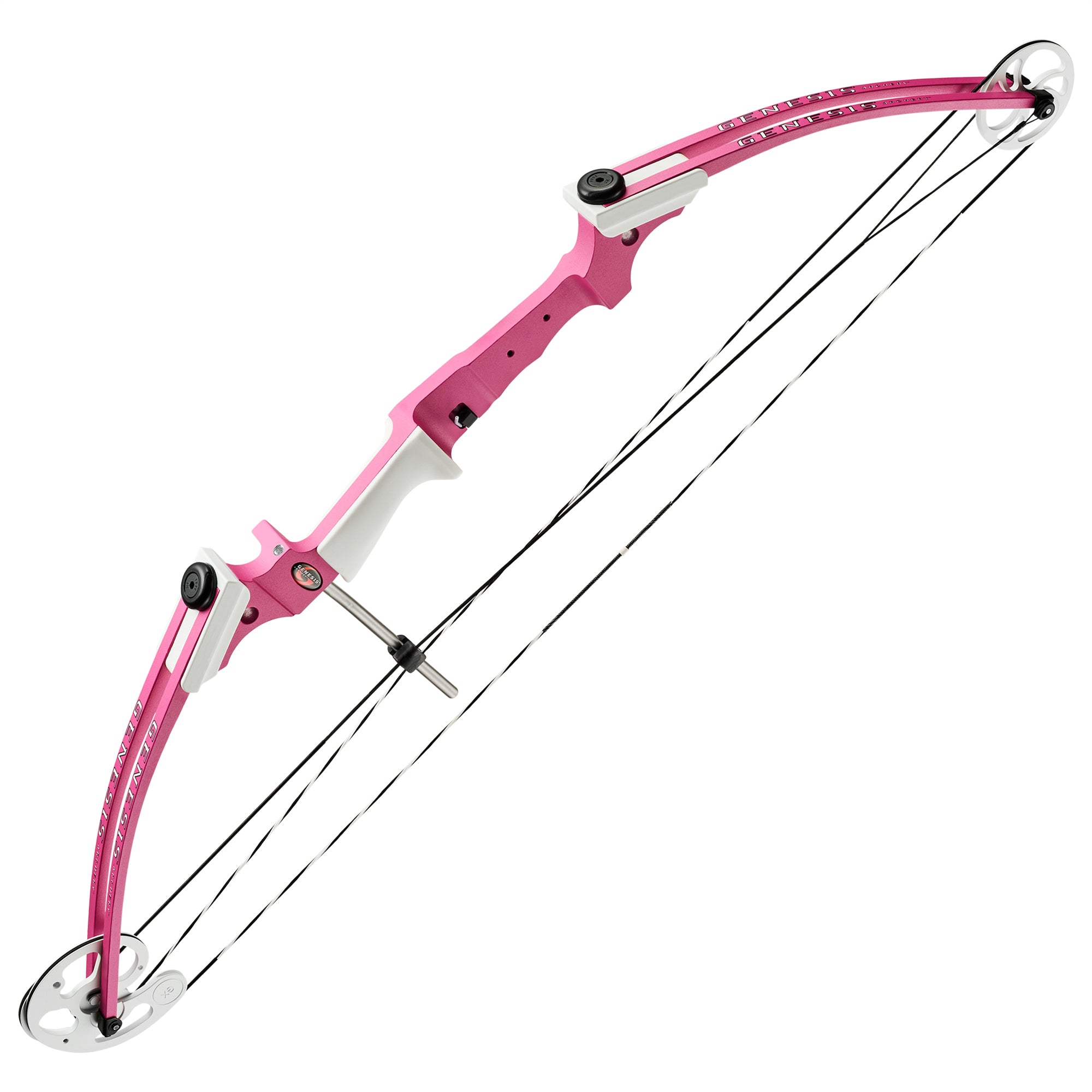 Genesis Original Archery Compound Bow w/ Adjustable Sizing, Right Handed, Pink