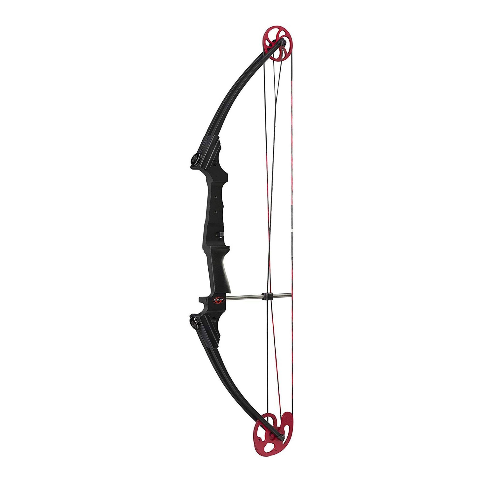 Genesis Archery Universal Black Compound Practice Bow, Left Handed (For Parts)