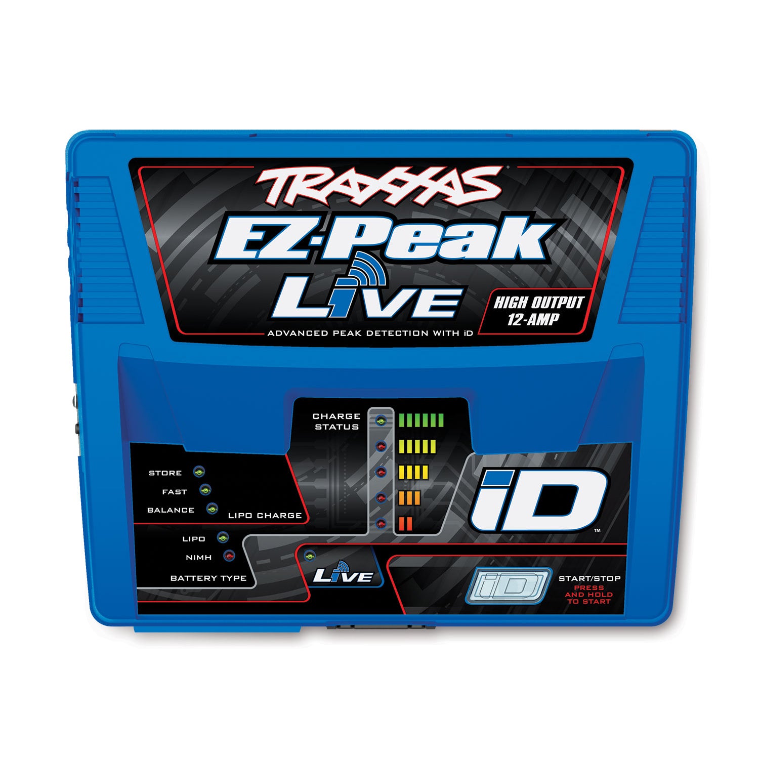 Traxxas Live 12-Amp Fast Charger with ID Technology Vehicle, Blue (For Parts)