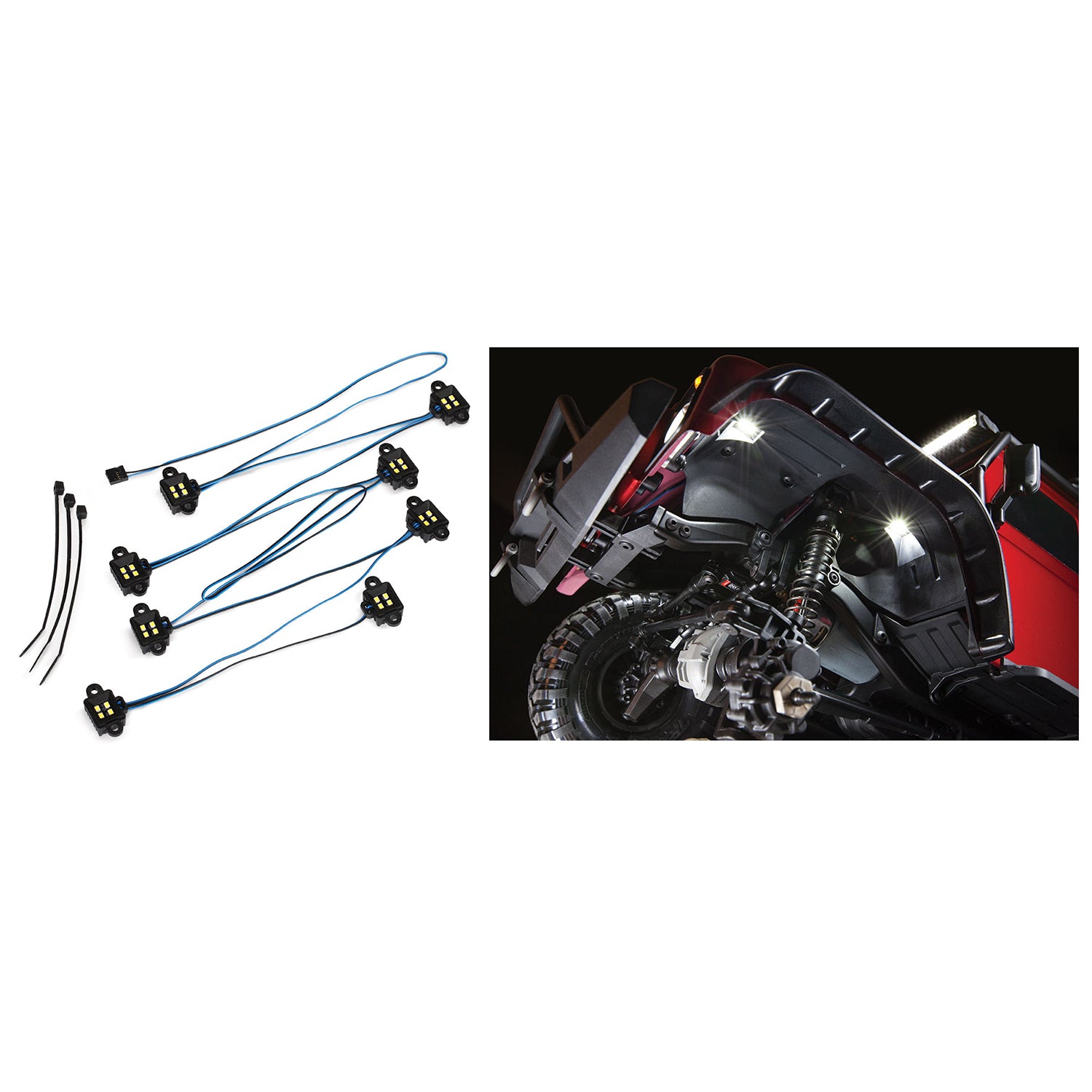 Traxxas Complete LED Light Kit for TRX-4 for Land Rover Defender (Open Box)