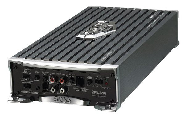 Boss AR4000D Armor 4000W Monoblock Class D Car Audio Amp + Remote (4 Pack)