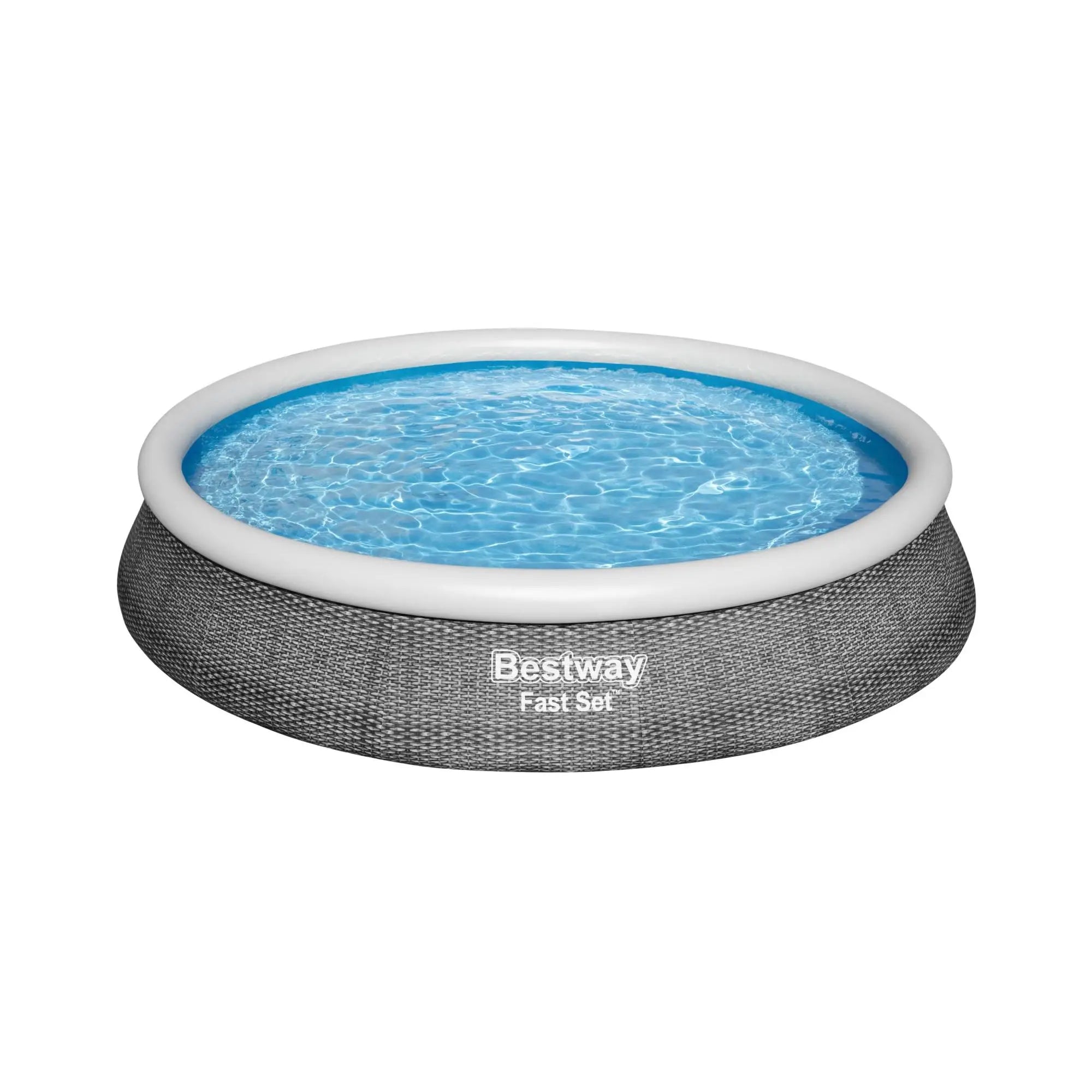 Bestway 57375E-BW 13ft x 33in Round Inflatable Above Ground Swimming Pool Kit