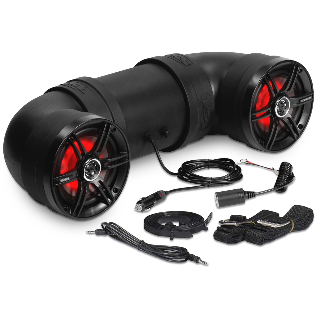 SOUNDSTORM BTB6L 6.5" 450W Bluetooth Amplified Marine UTV ATV Speaker System