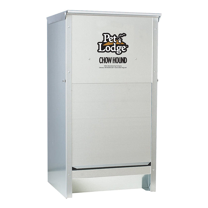 Little Giant Dry Food Automatic Steel Dog Feeder Chow Hound 25 Pound (3 Pack) - VMInnovations