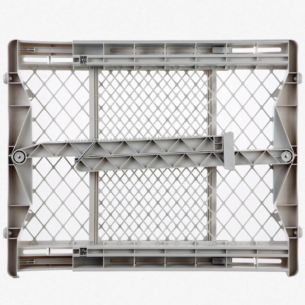 North States Top-Notch Plastic Pressure Mounted Baby Gate Pet Safety Gate (Used)
