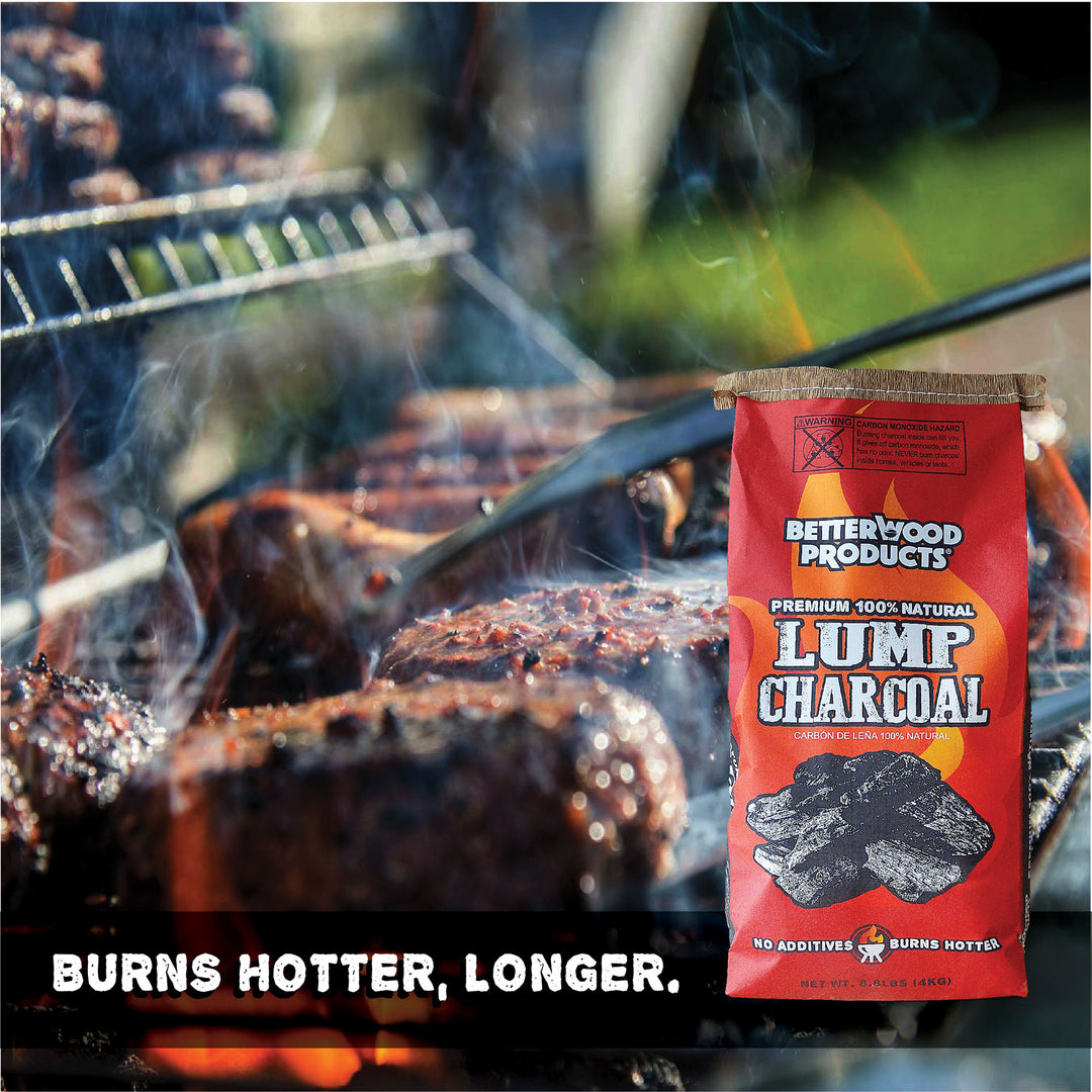 Betterwood Products 3317 100% All Natural Hardwood Lump Charcoal, 17.6 Pounds - VMInnovations