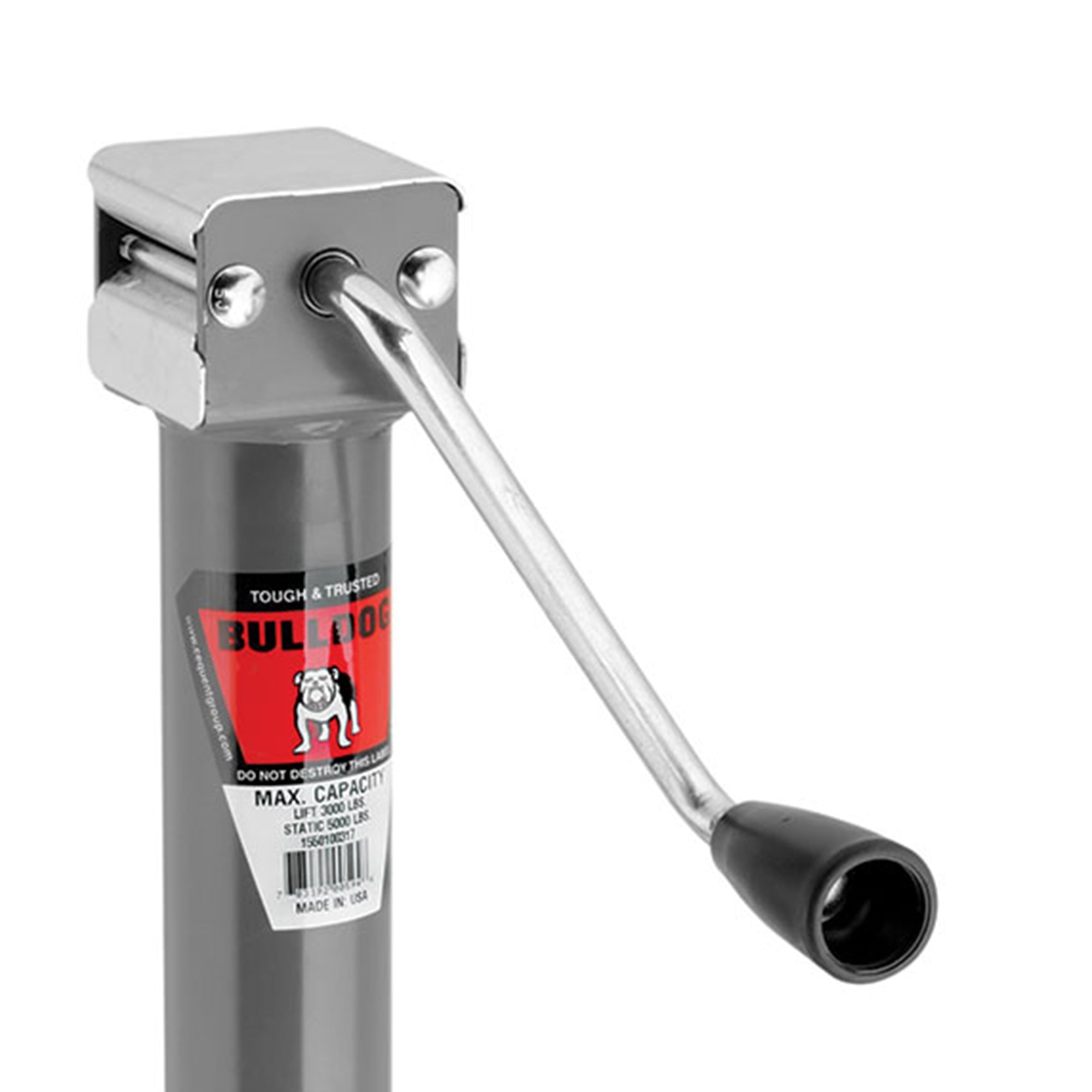 Bulldog A-Frame 3000 lb Capacity Ground Retracted 13 Inch Travel Trailer Jack - VMInnovations