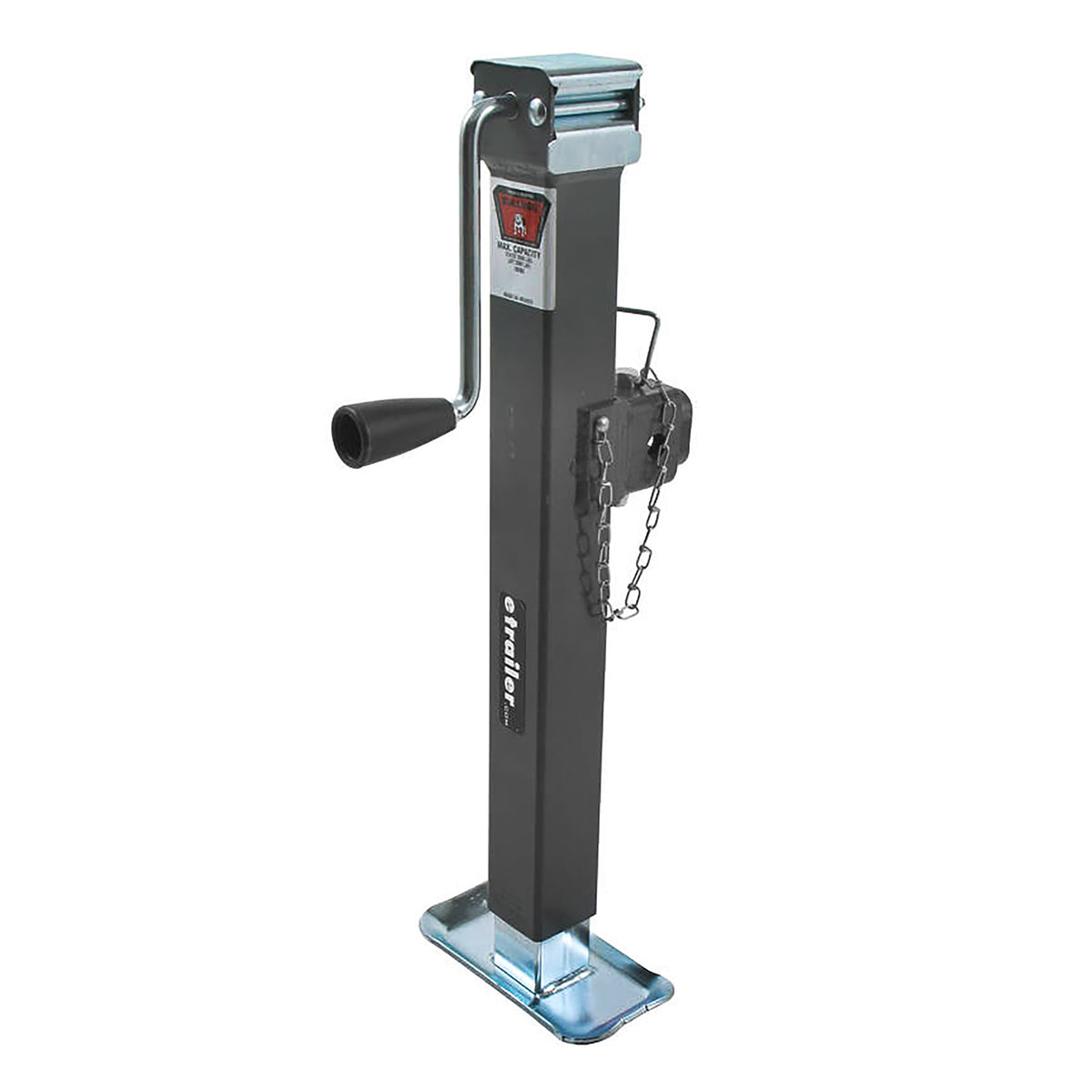 Bulldog 5000Lb 15 Inch Lift Sidewind Swivel Square Tube Trailer Jack (For Parts)