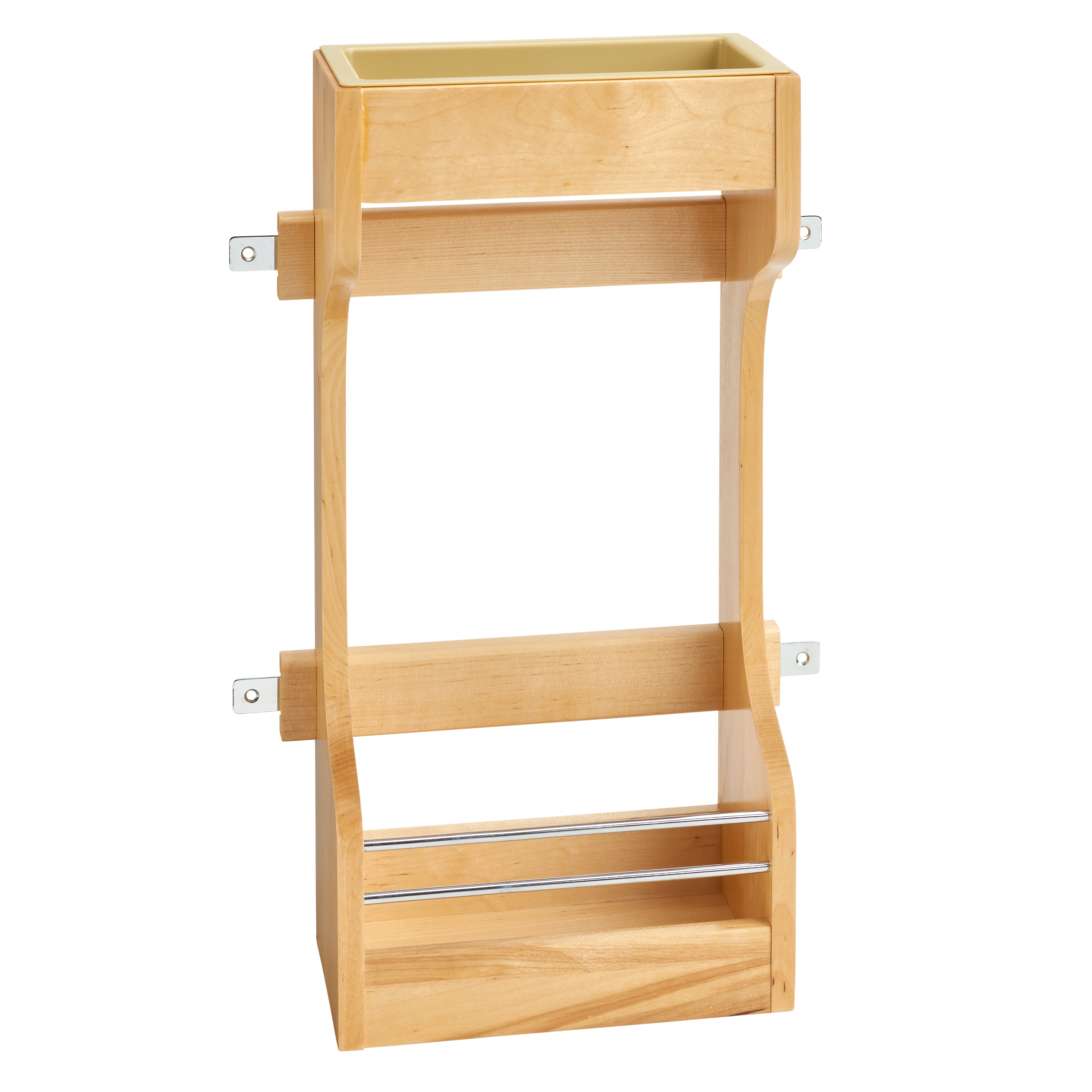 Rev-A-Shelf Door Mount Sink Base Cabinet Storage Organizer, Wood, 4SBSU-15