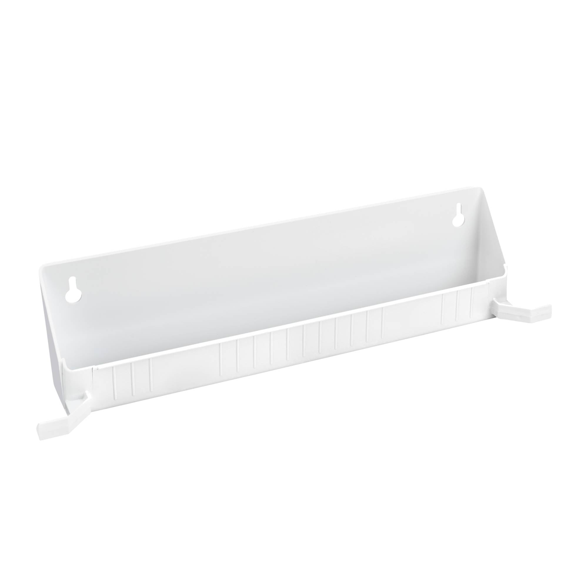 Rev-A-Shelf 14" Tip-Out Accessory Tray w/ Tab Stops, White, 2 Pack (Used)