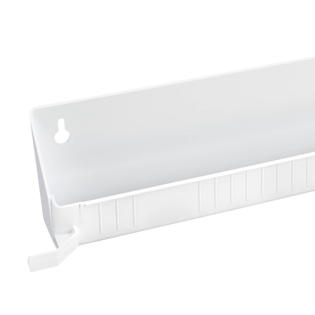 Rev-A-Shelf 14" Tip-Out Accessory Tray w/ Tab Stops, White, 2 Pack (Open Box)