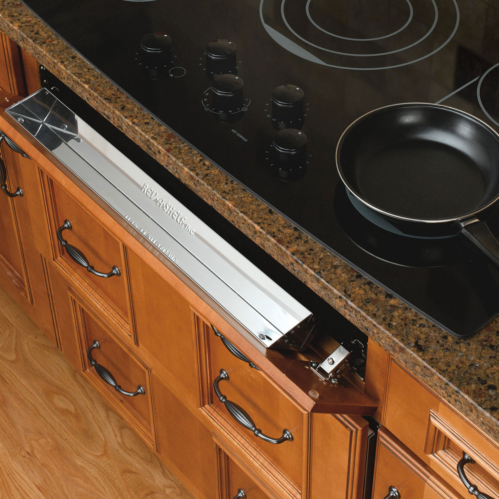 Rev-A-Shelf 28" Front Tip Out Sink Tray Organizer for Kitchen Sink, 6541-28-52 - VMInnovations
