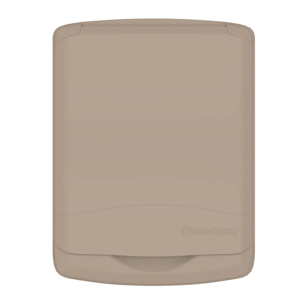 Rev-A-Shelf 35 Qt Trash Can Replacement Lid, Champagne (Lid Only) RV-35-LID-12-1 - VMInnovations