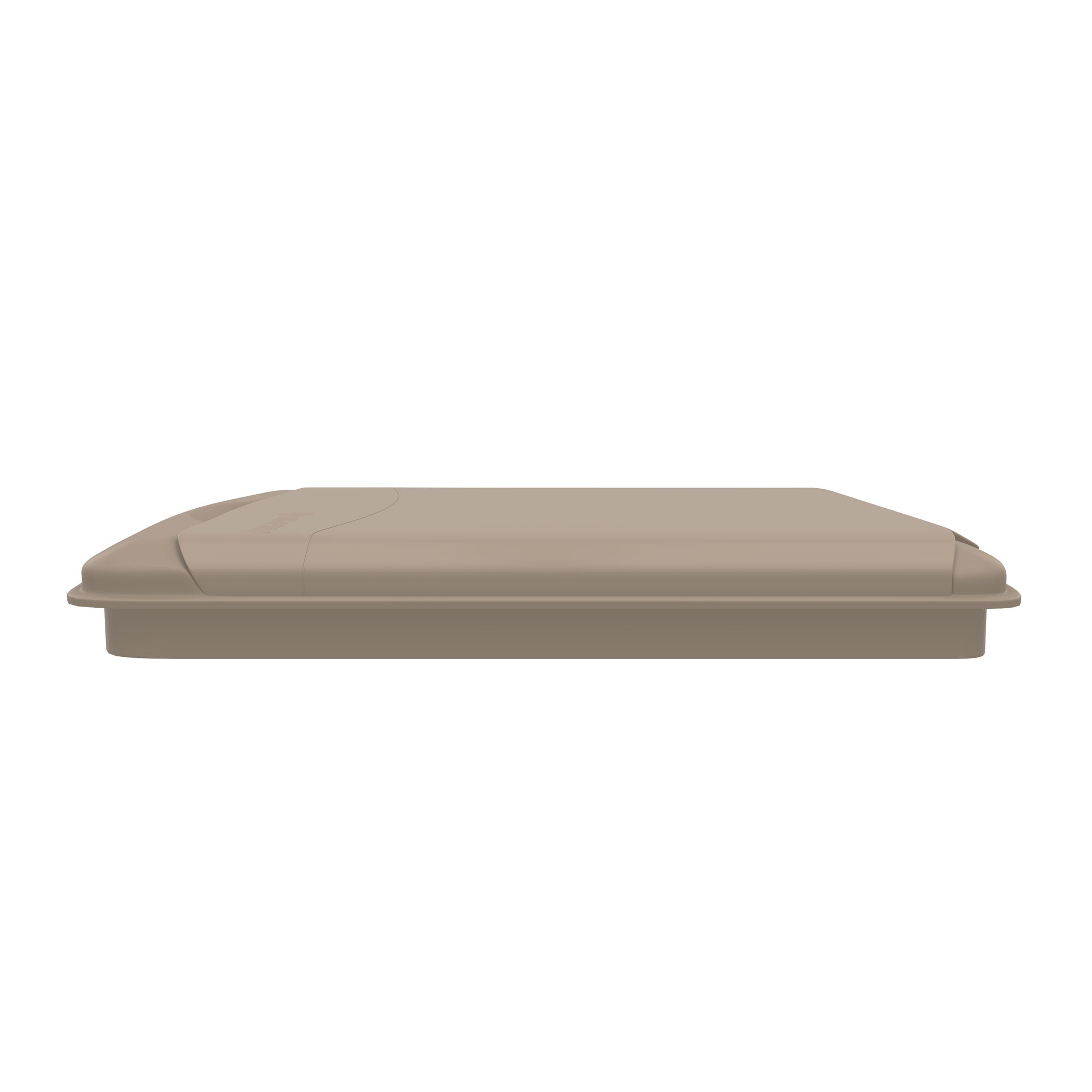 Rev-A-Shelf RV-35-LID-12-1 35 Quart Plastic Trash Can Replacement Lid, Champagne (Open Box)