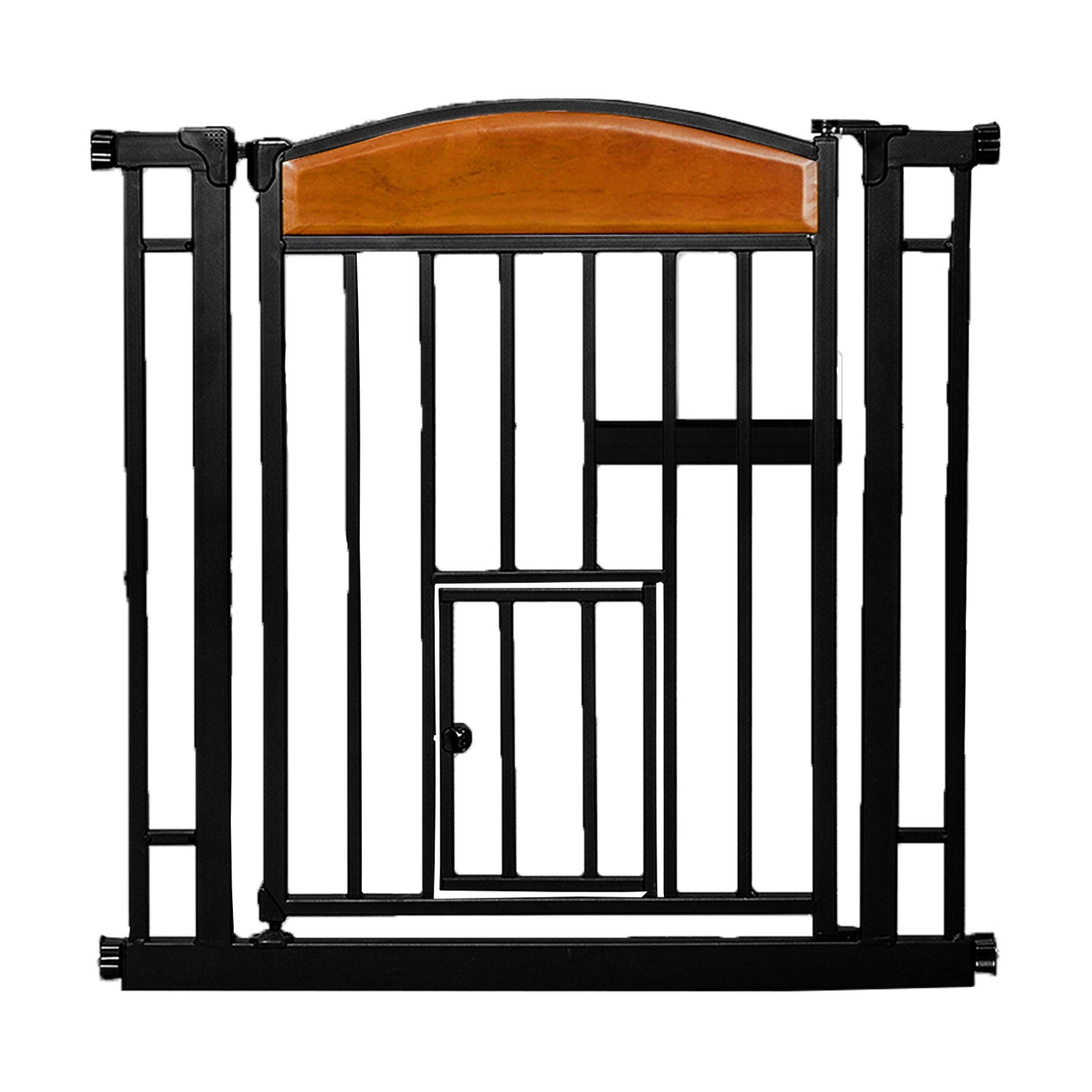 Carlson Pet Products Design Paw Walk Through Indoor Pet Gate, Steel (Open Box)