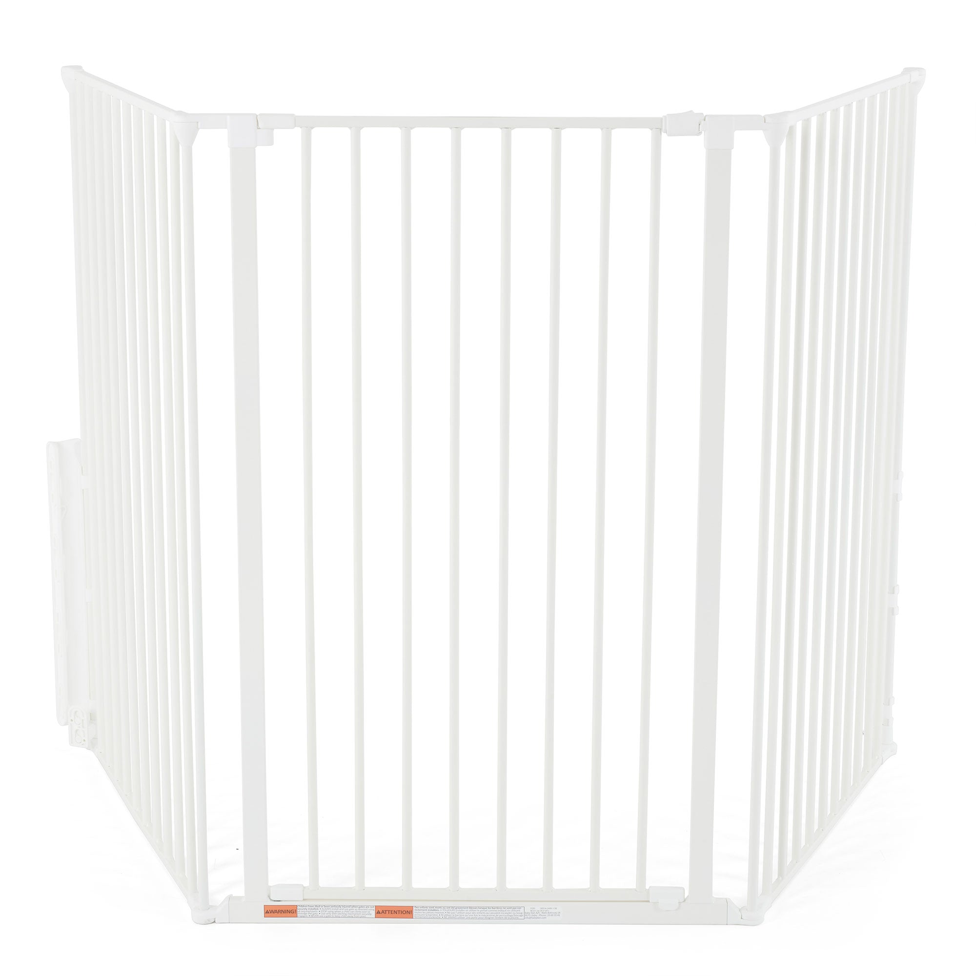 Scandinavian Flex Large and Extra Tall 35 to 88 In Safety Gate, White (Open Box) - VMInnovations